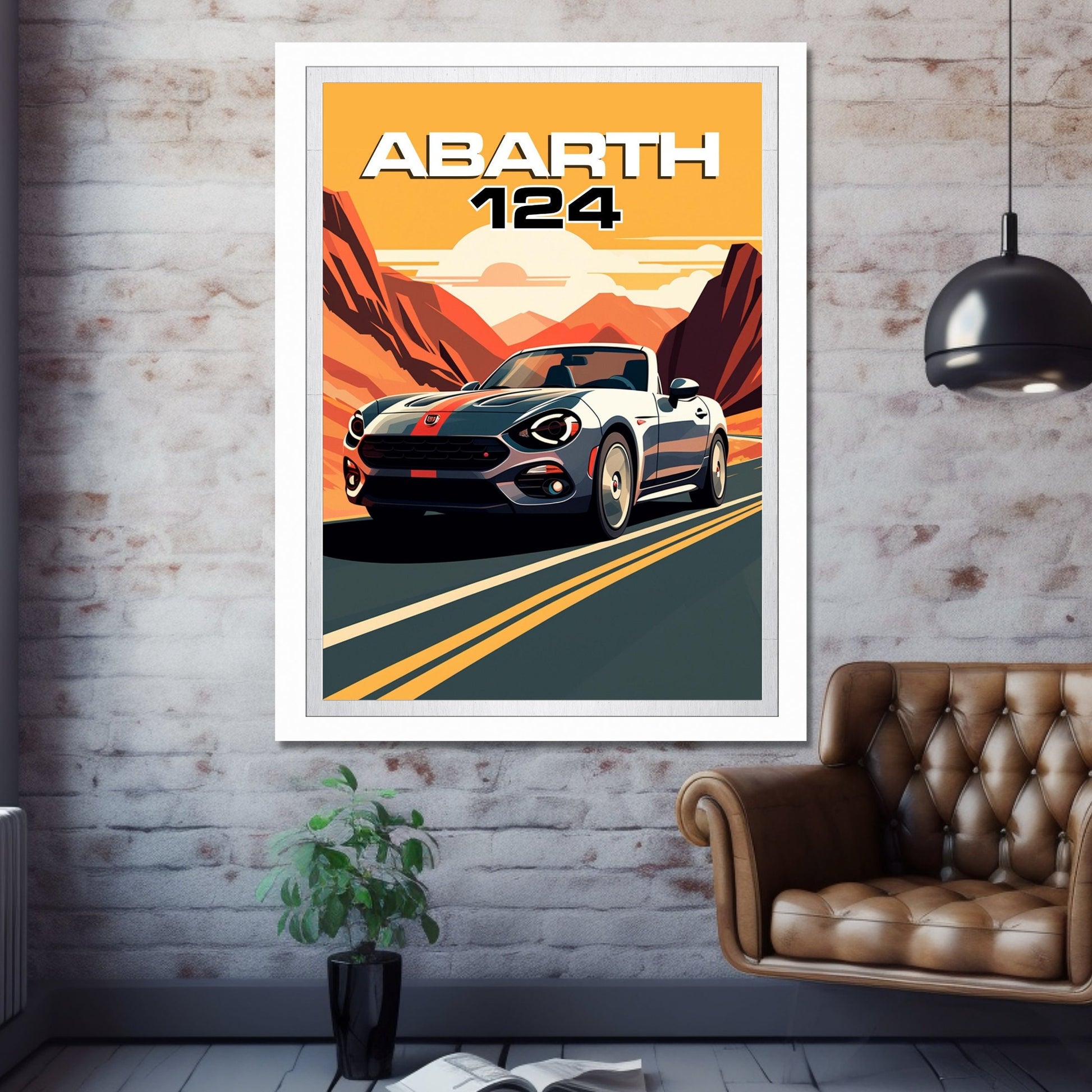 Abarth 124 Car Art