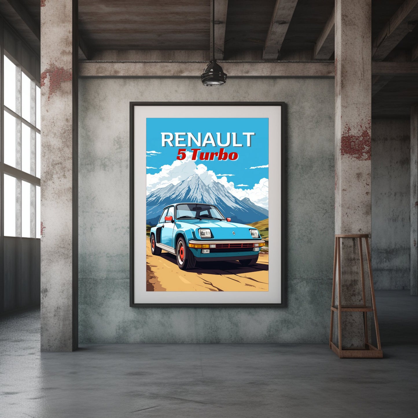 1980s Renault 5 Turbo Print