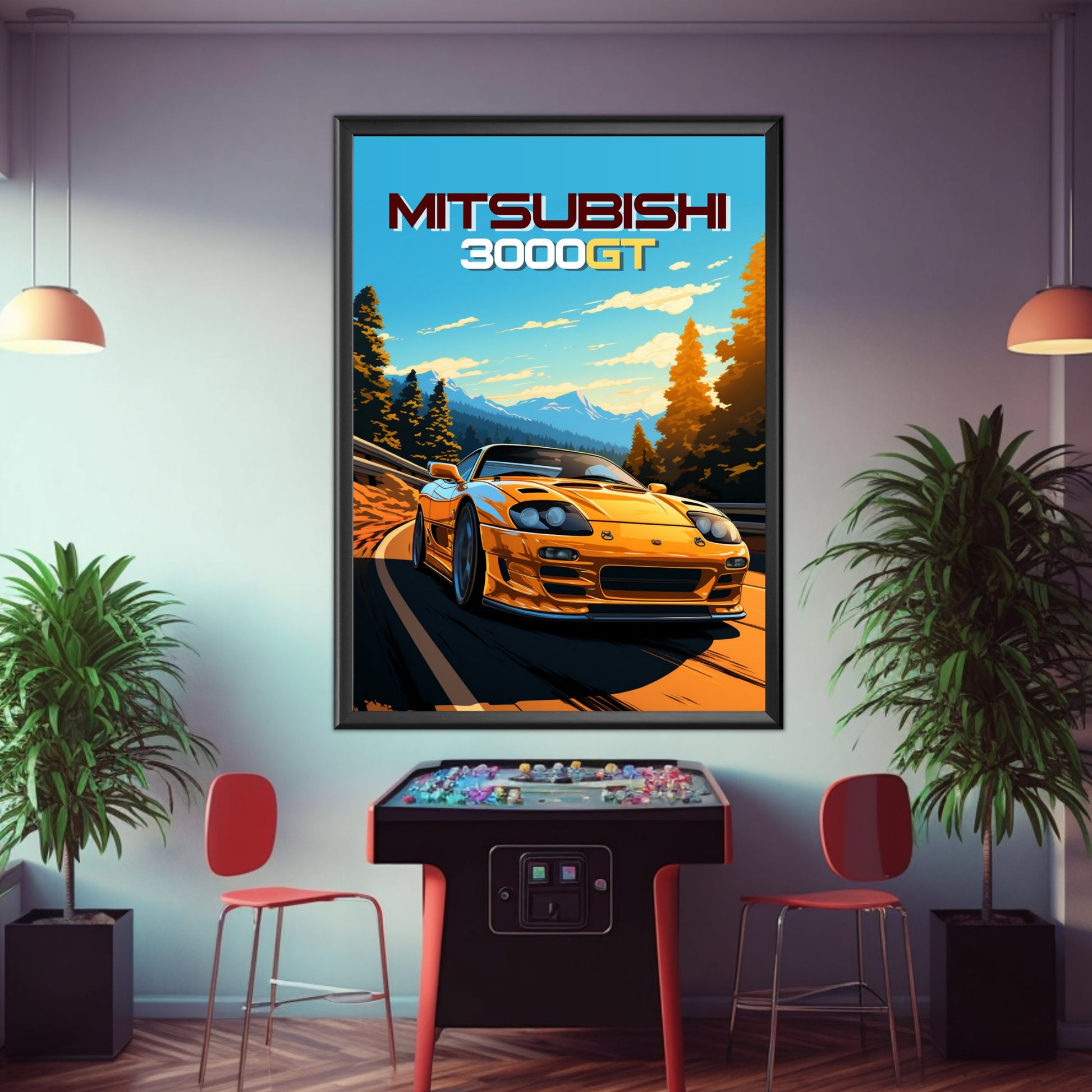 Mitsubishi 3000GT Print, 1990s