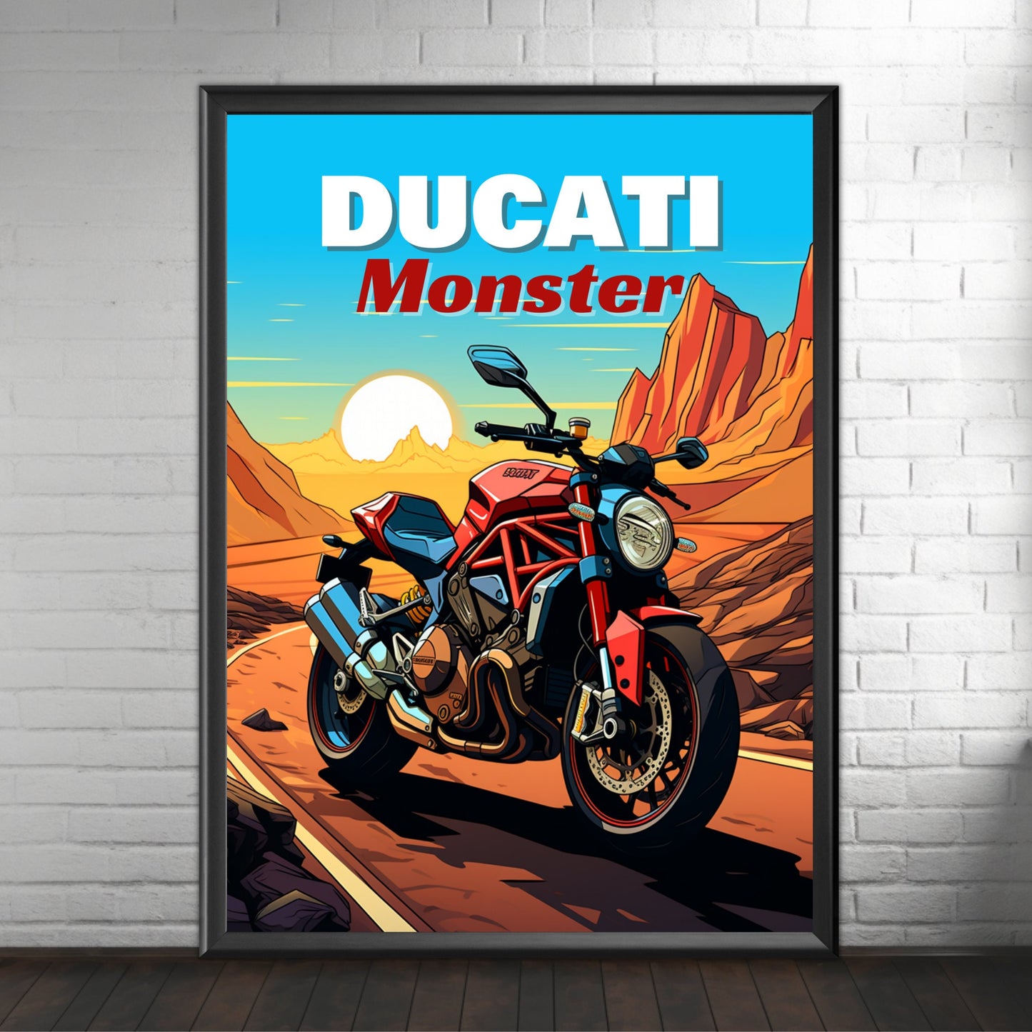 Ducati Monster Print