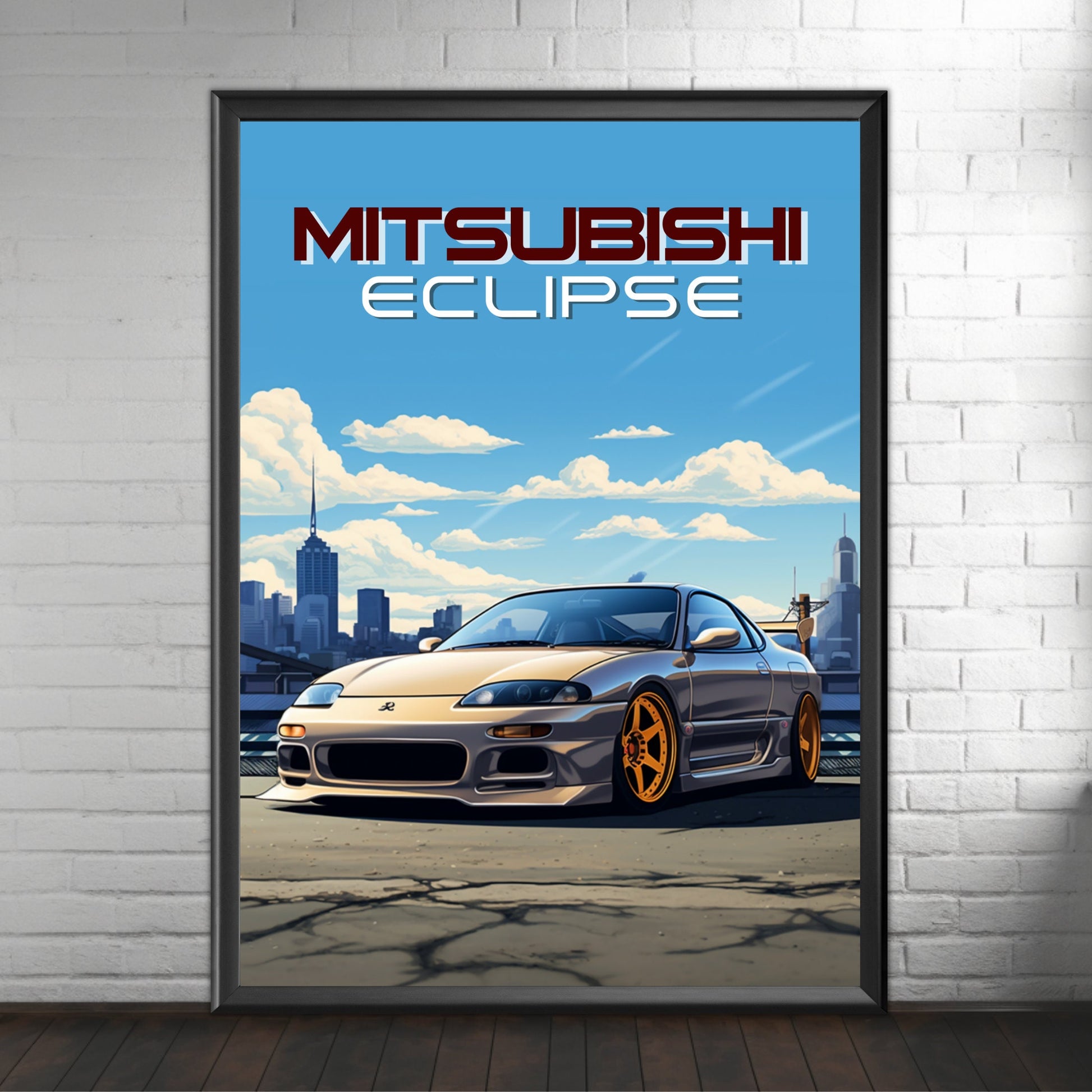 1990s Mitsubishi Eclipse Poster
