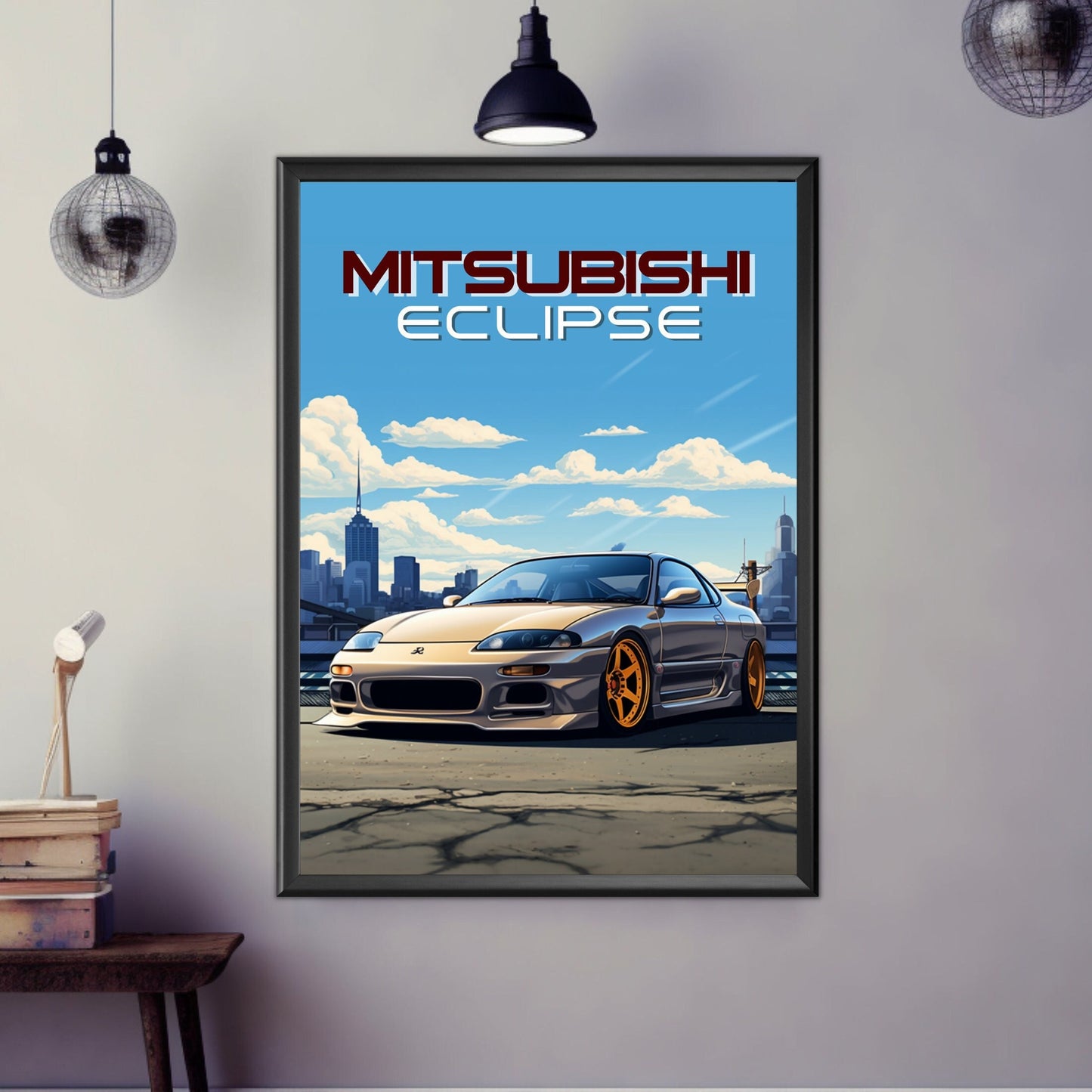 1990s Mitsubishi Eclipse Poster
