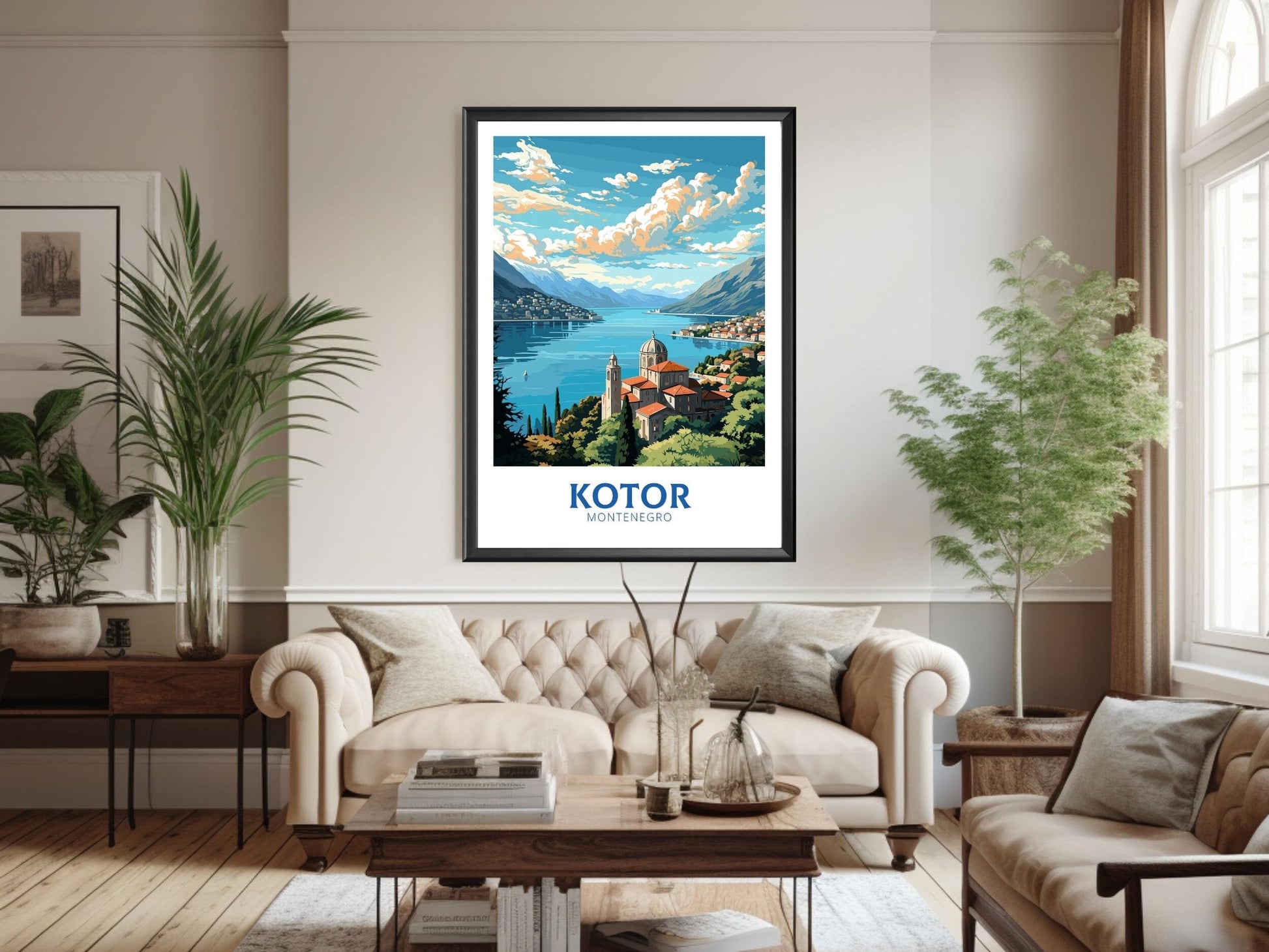 Kotor Travel Print | Travel Gifts | Kotor Poster | Montenegro Print | Kotor Wall Art | Housewarming Gift | Kotor Montenegro ID 727