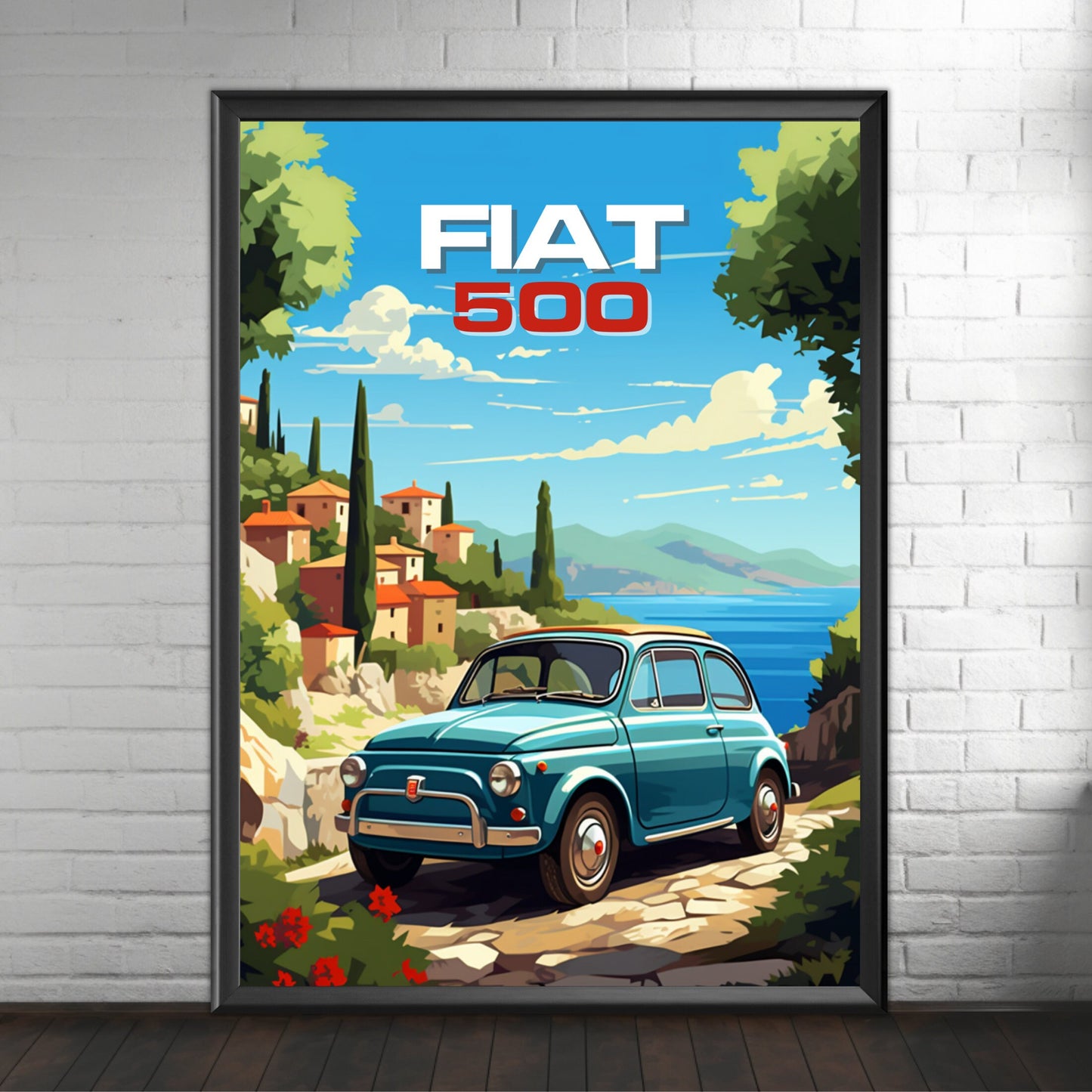 Fiat 500 Poster
