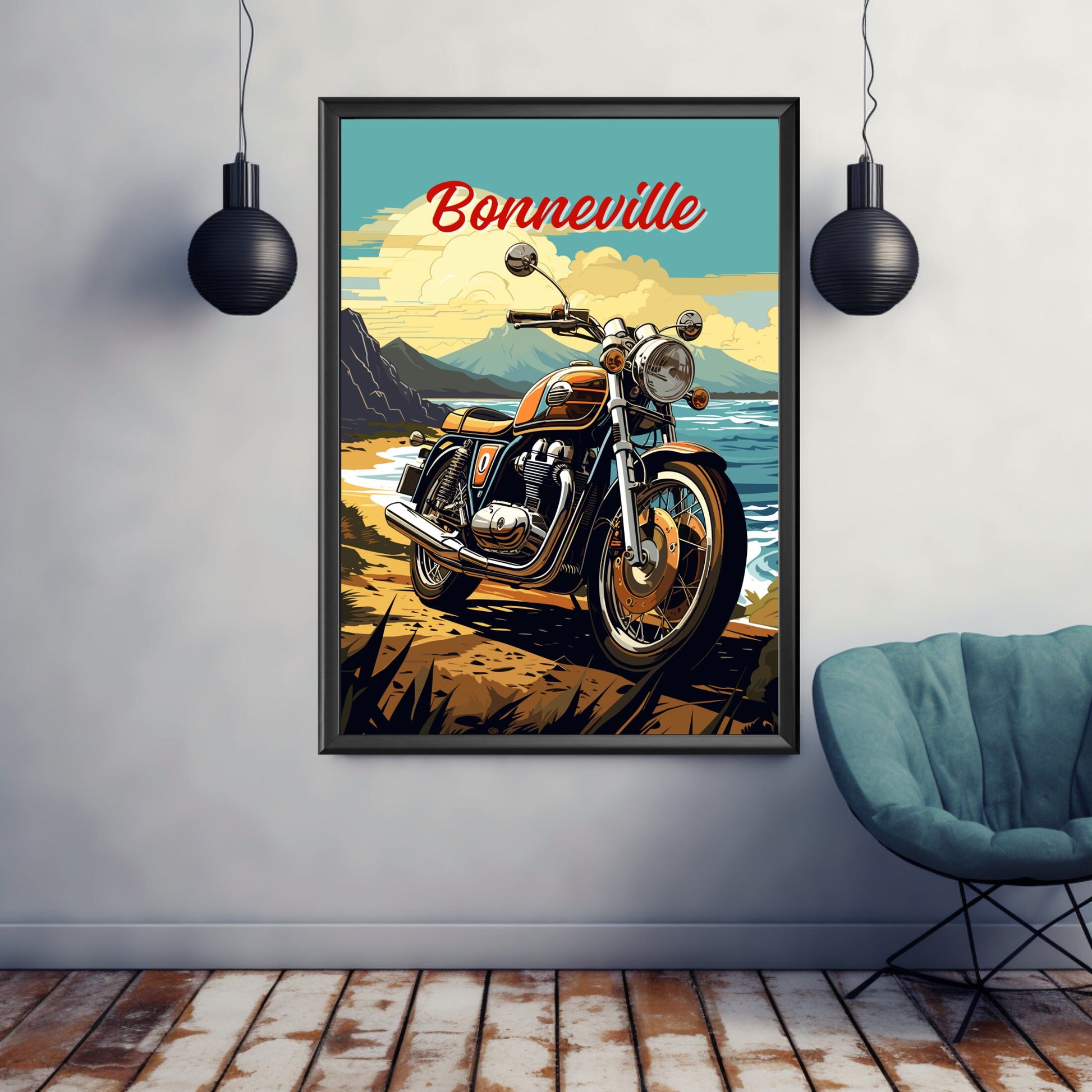 Triumph Bonneville Poster