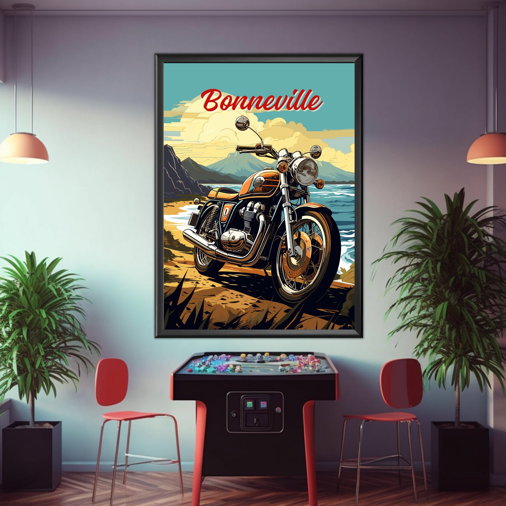 Triumph Bonneville Poster