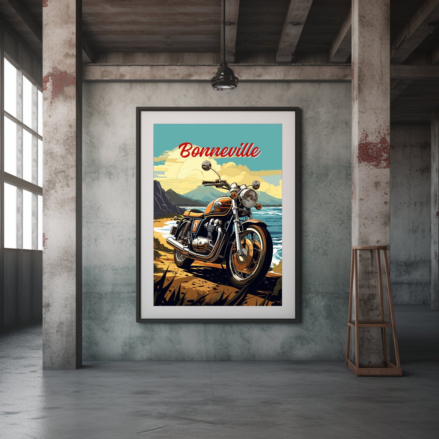 Triumph Bonneville Poster