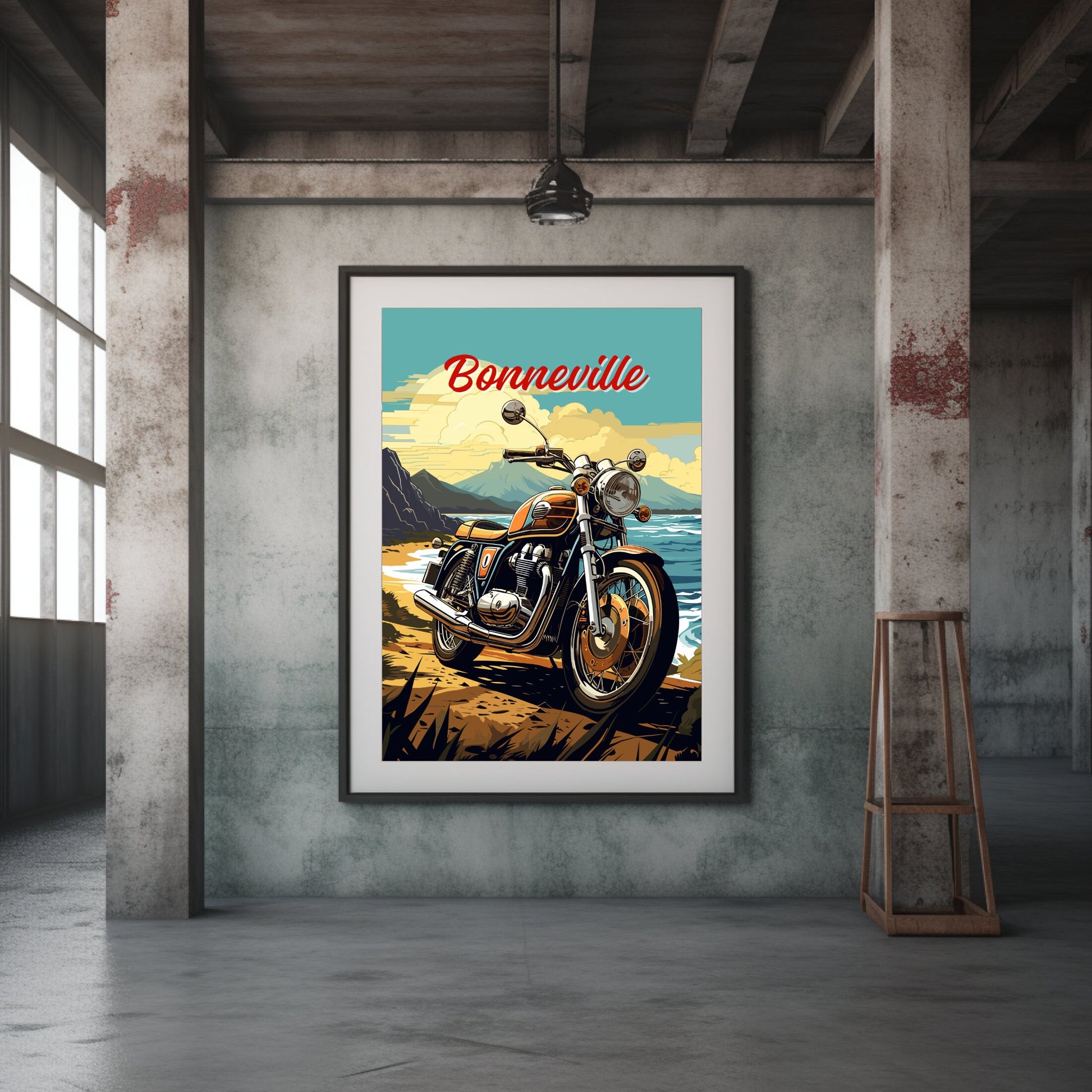 Triumph Bonneville Poster
