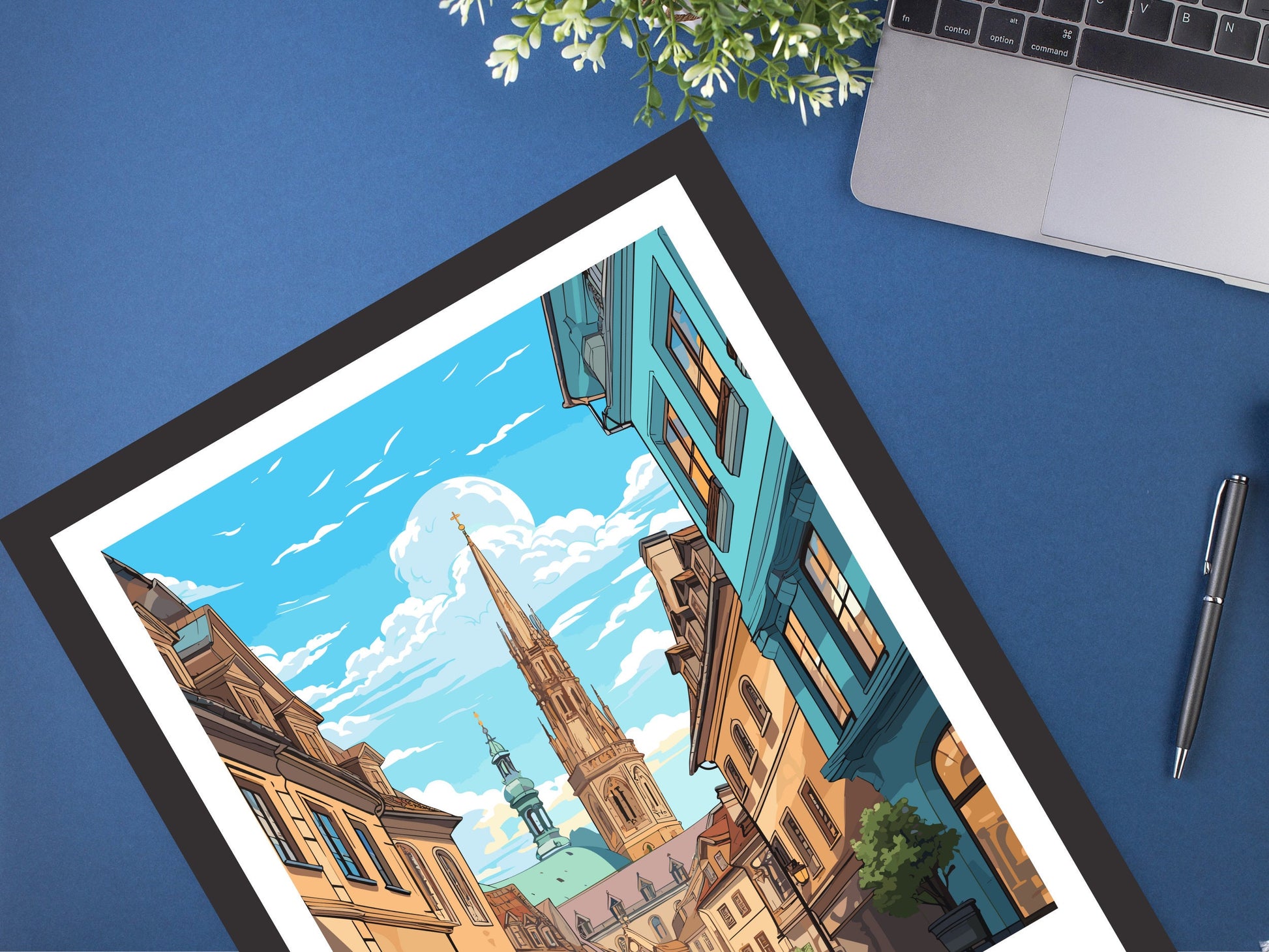 Bern Travel Print | Bern Travel Poster | Bern Illustration | Bern Wall Art | Switzerland Poster | Bern Artwork | Switzerland Print | ID 833