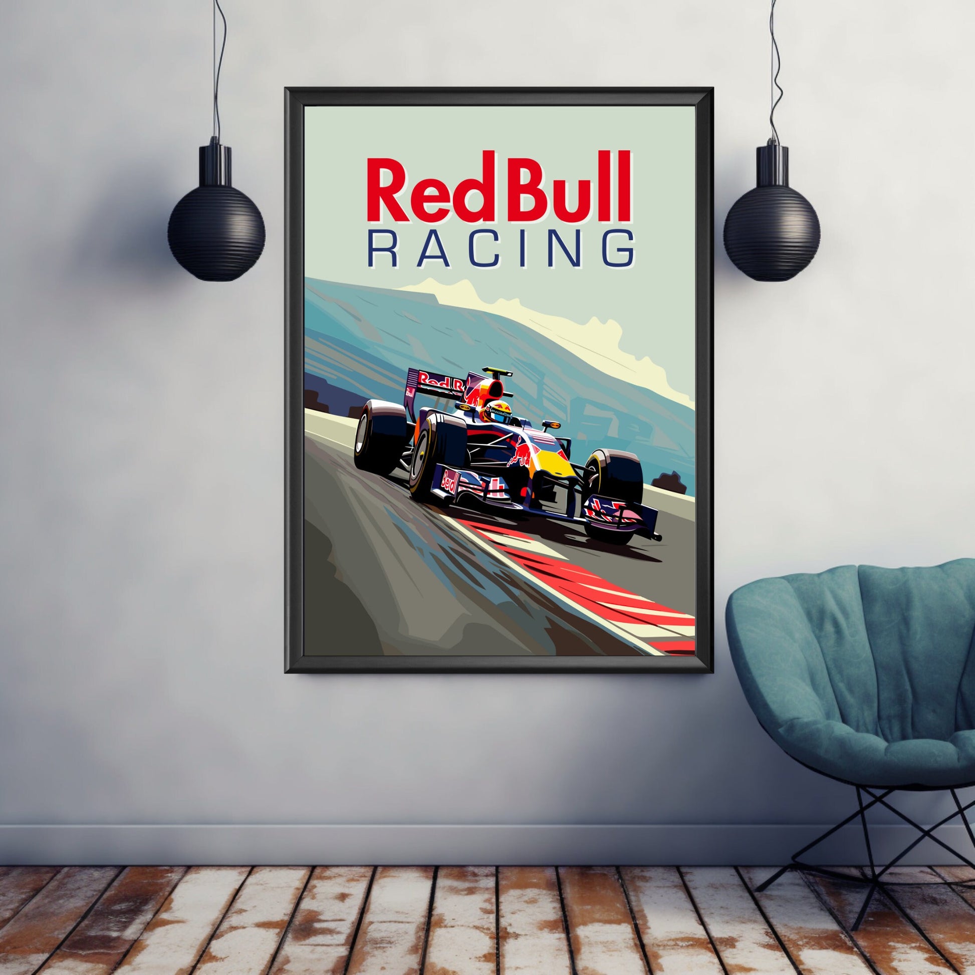 Red Bull RB9 Print - F1 Artwork