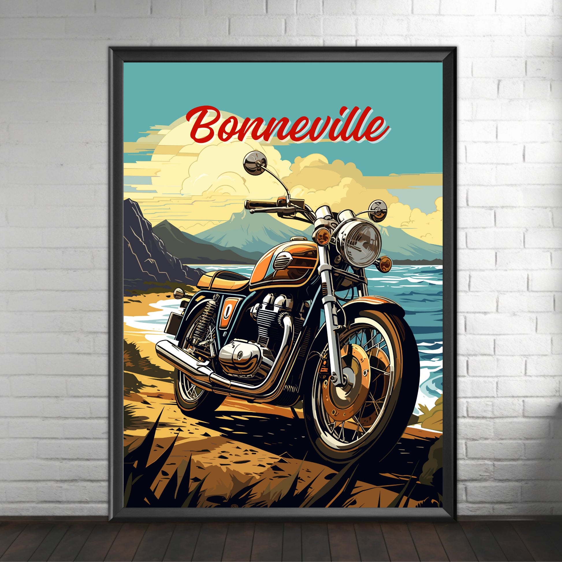 Triumph Bonneville Poster