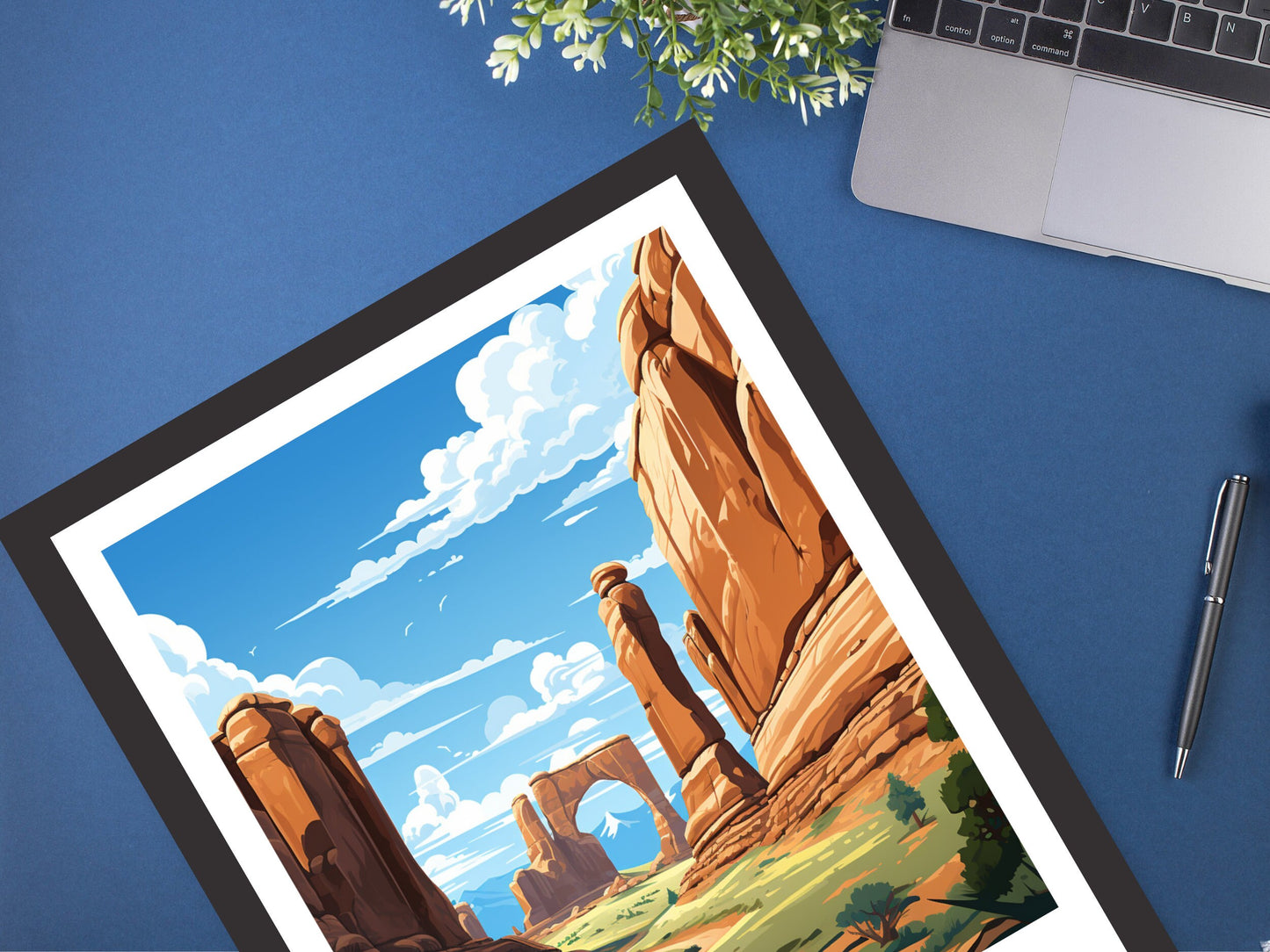Arches National Park Print | Arches National Park Poster | Arches National Park Illustration | Utah Travel Print | Arches Utah Art | ID 915