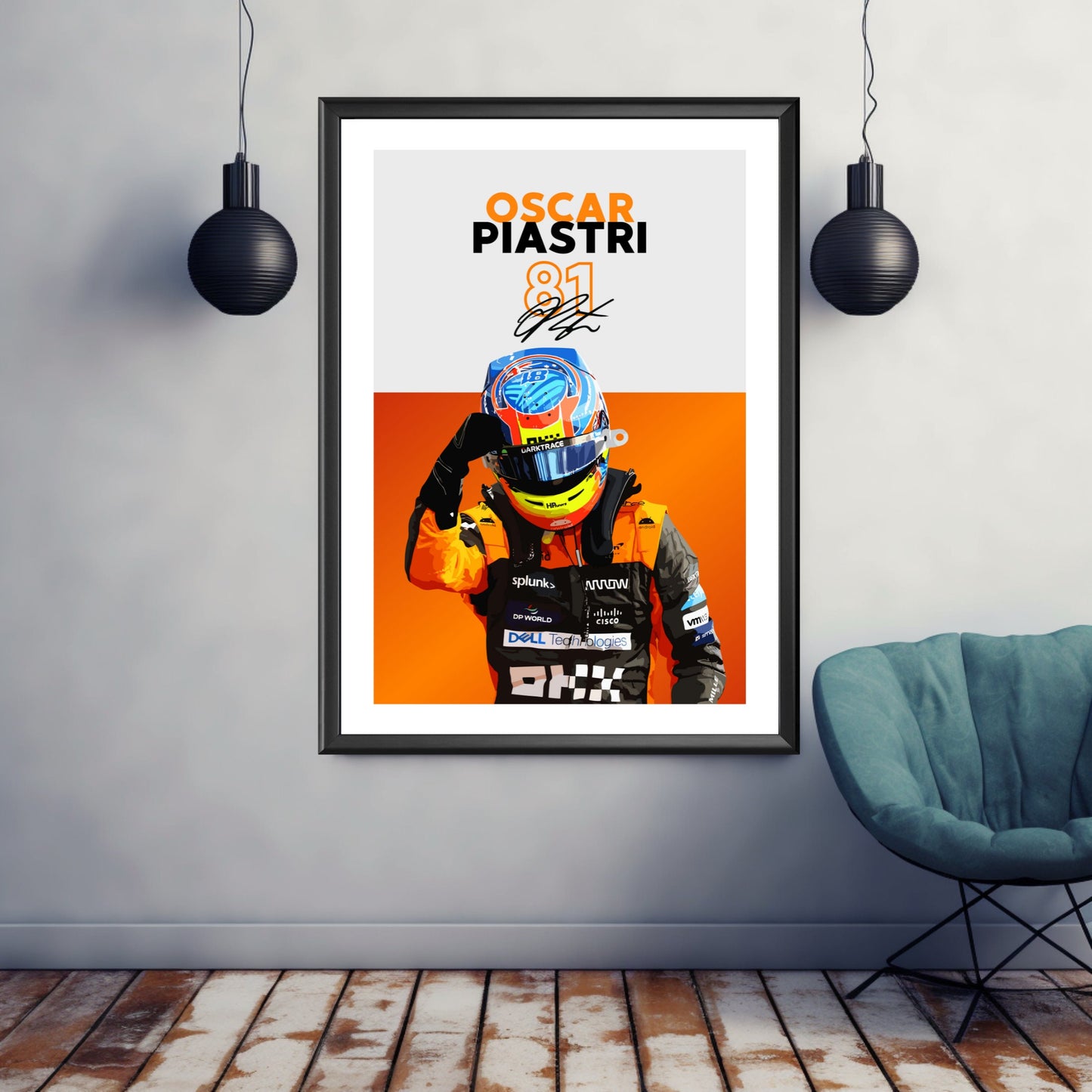 Oscar Piastri Print, F1
