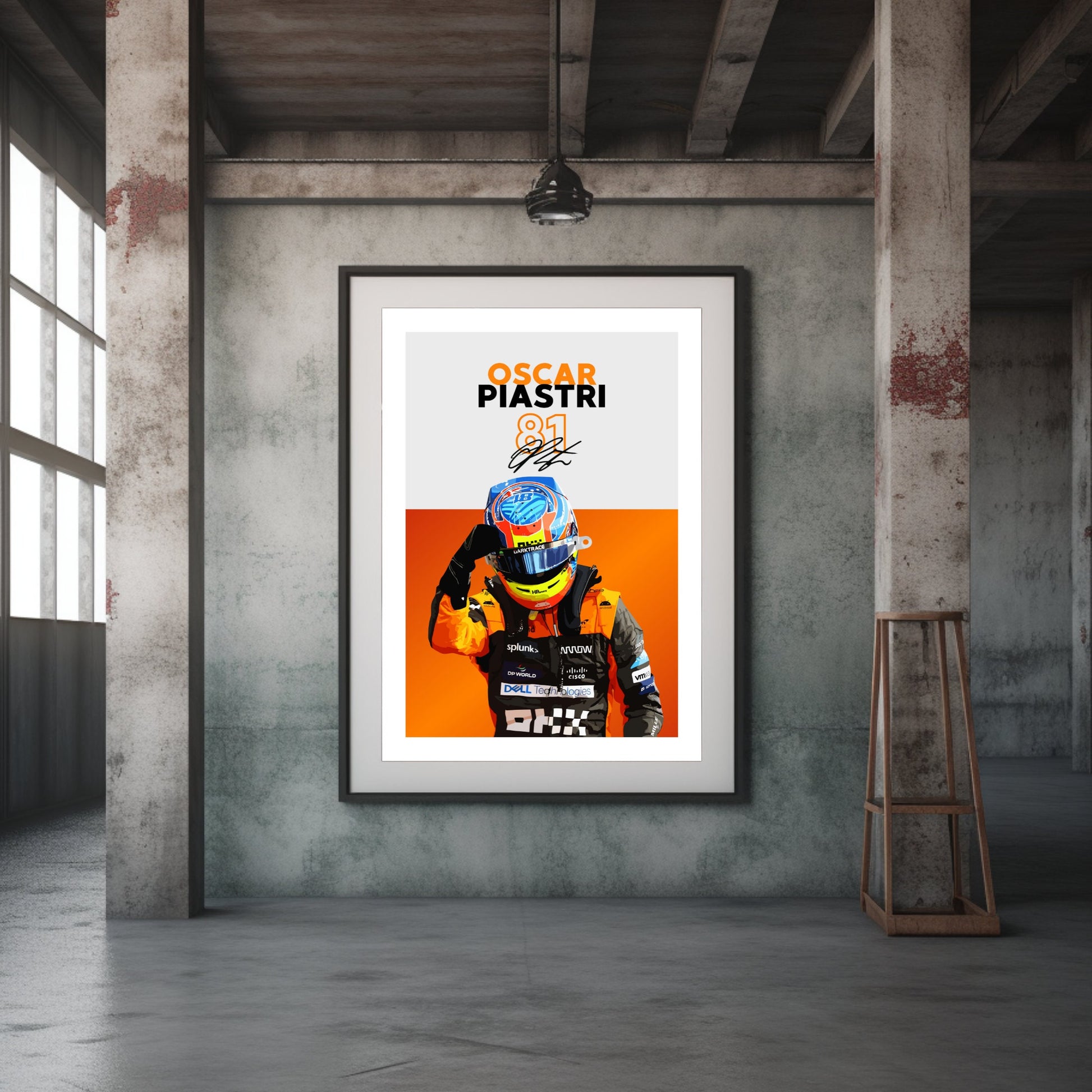 Oscar Piastri Print, F1