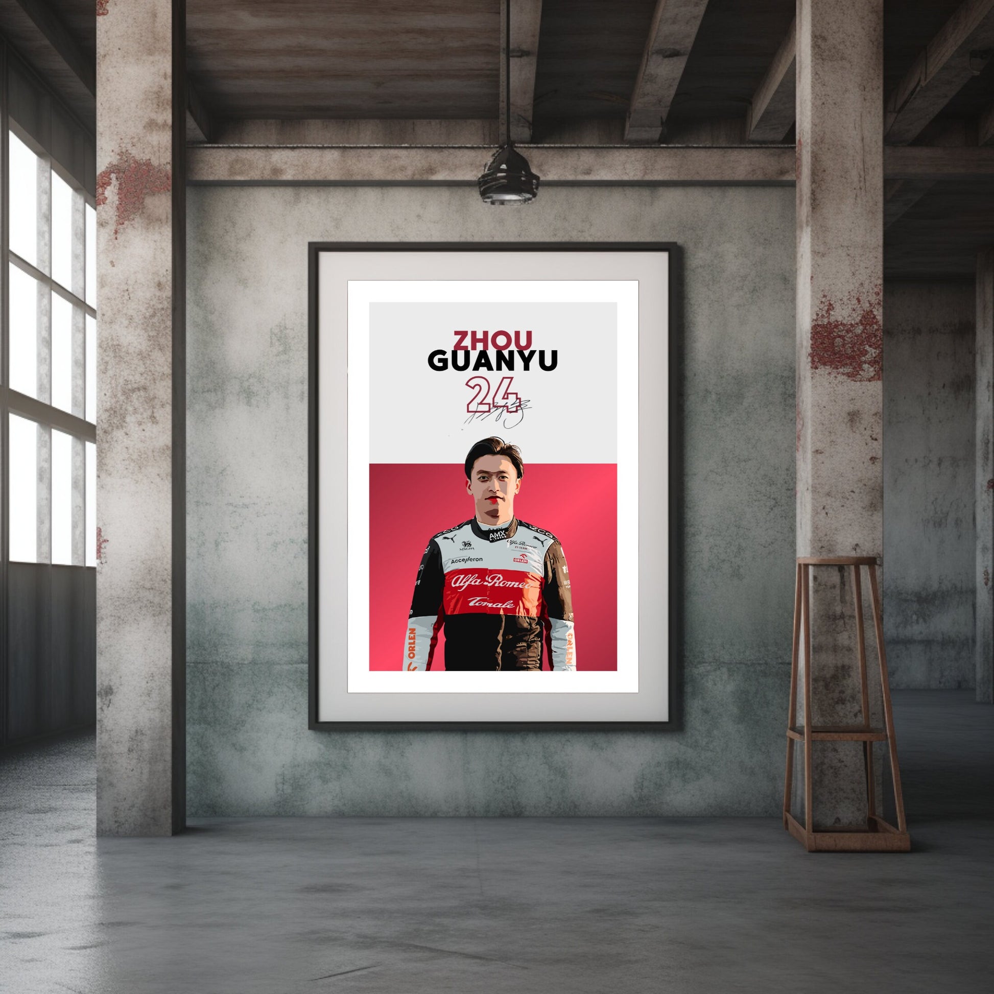 Zhou Guanyu Poster, F1