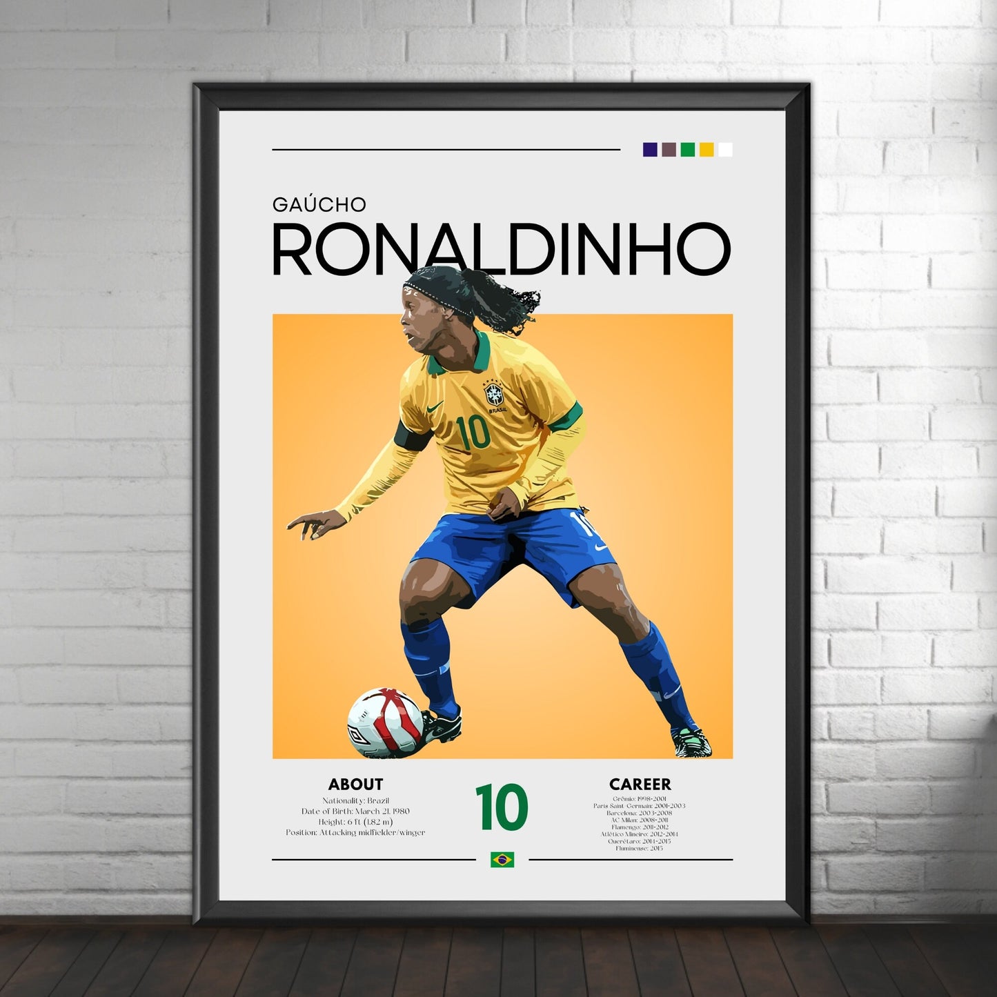 Ronaldinho poster