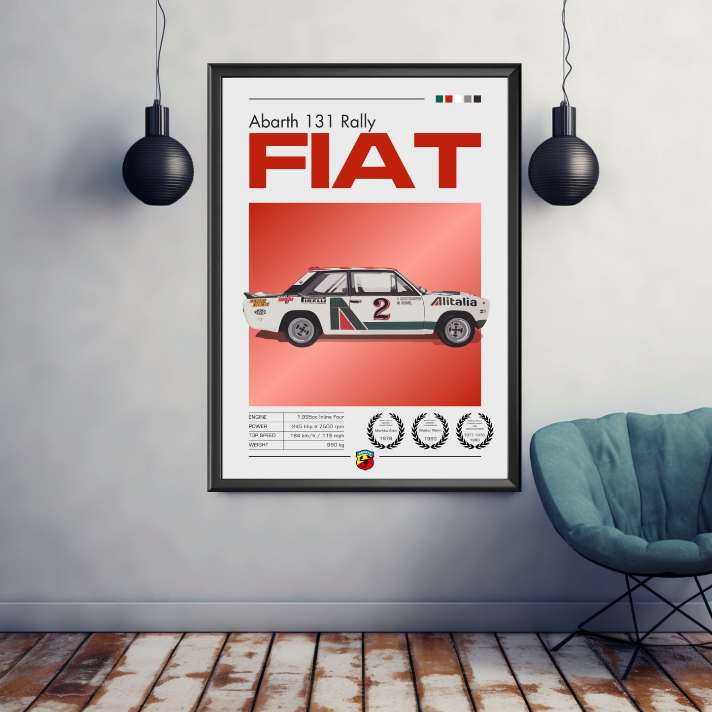 Abarth 131 Poster