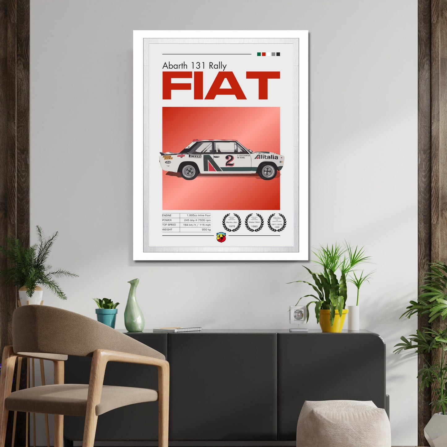 Abarth 131 Poster