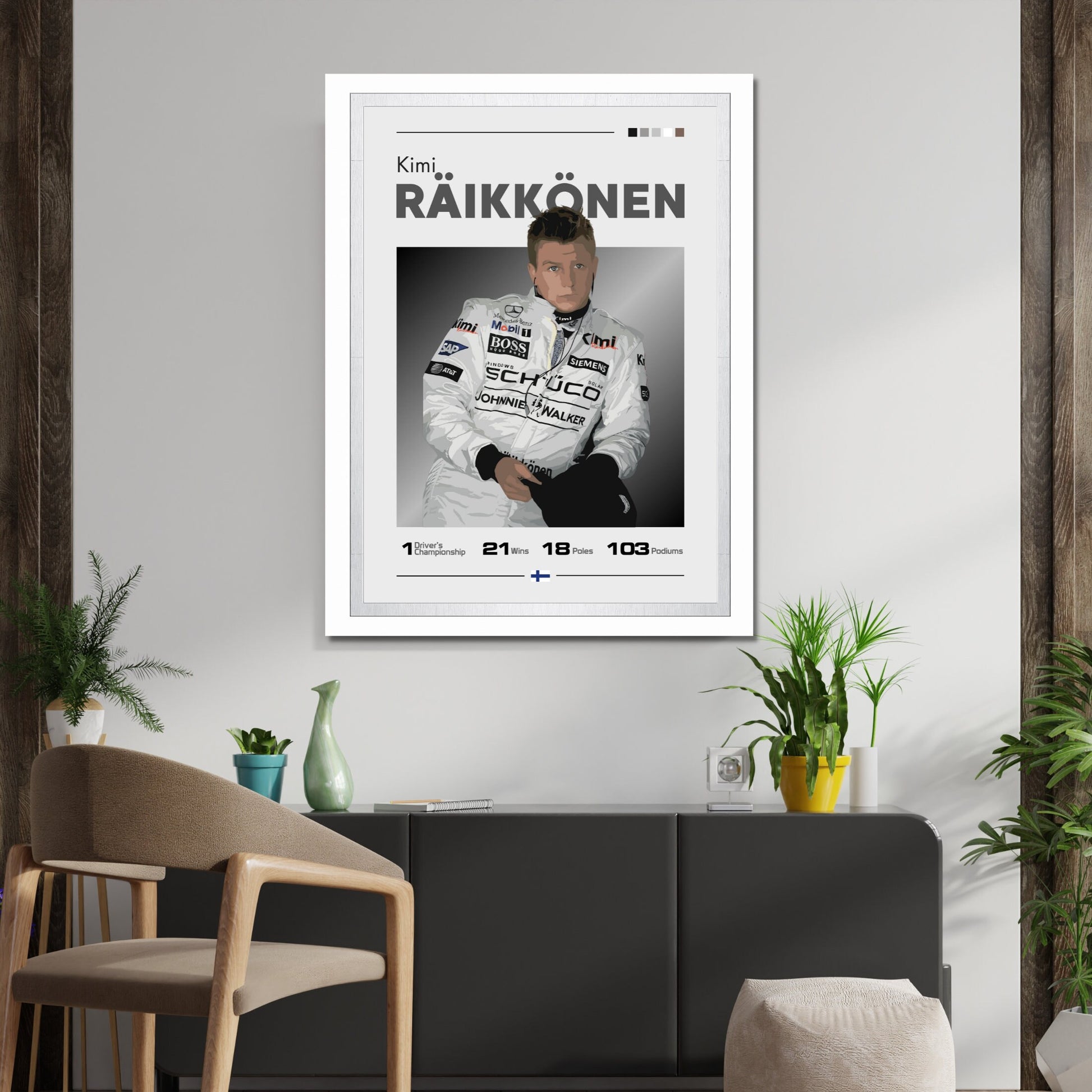 Kimi Raikkonen Print, F1