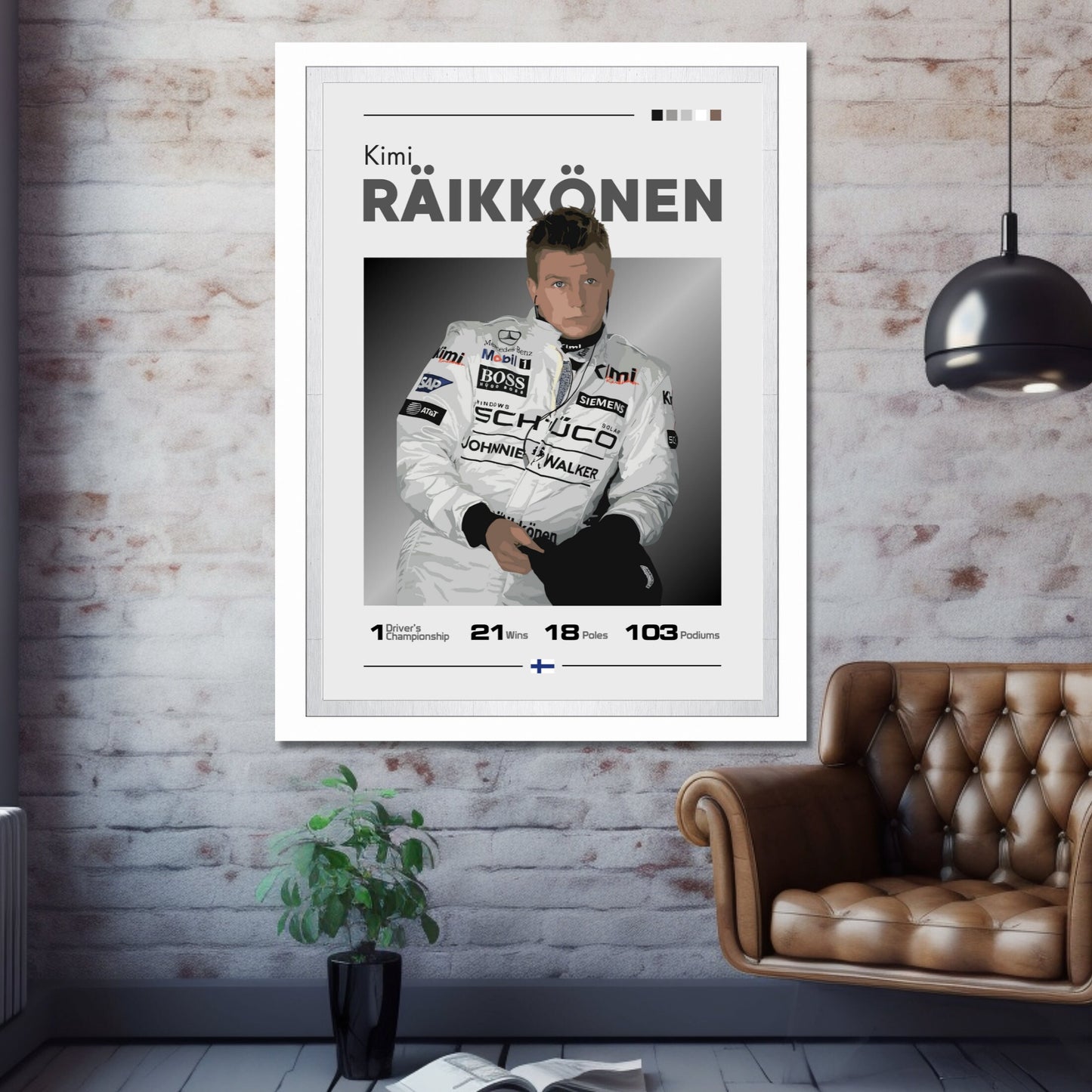 Kimi Raikkonen Print, F1