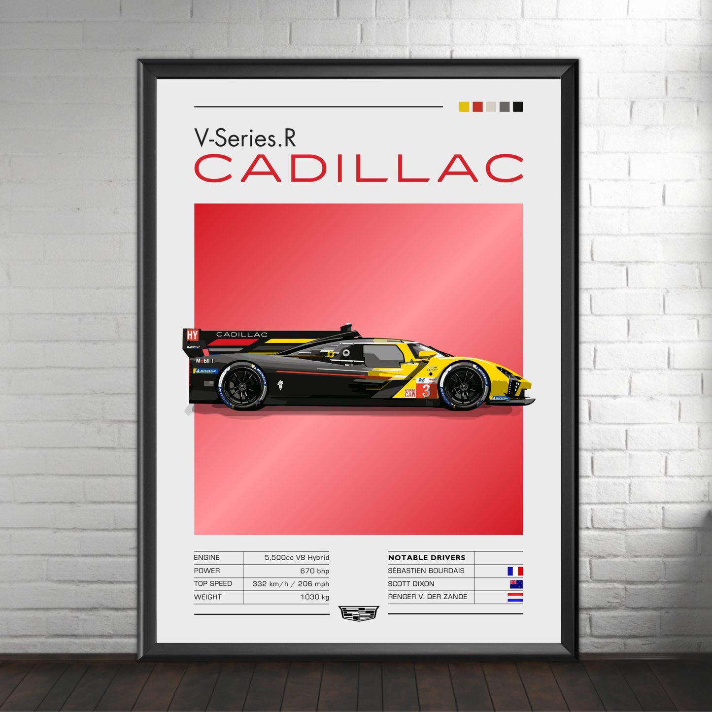 Cadillac V Series.R Poster