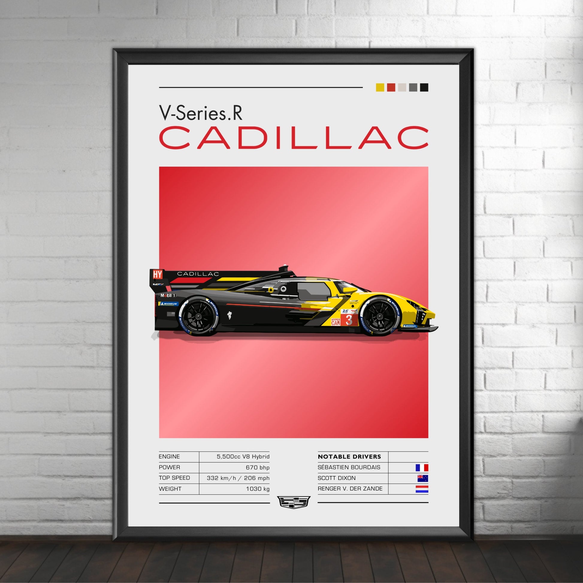 Cadillac V Series.R Poster