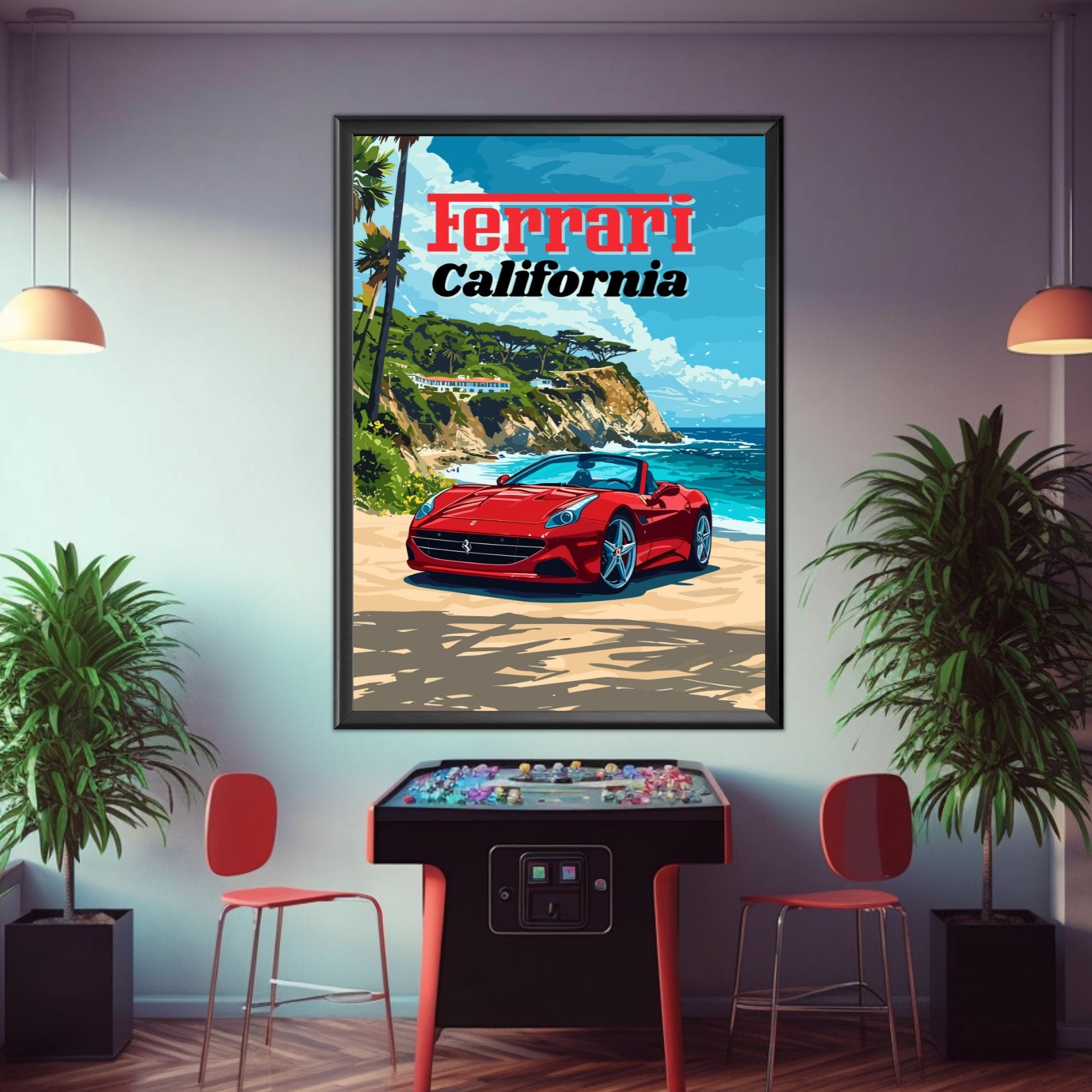 Ferrari California Poster