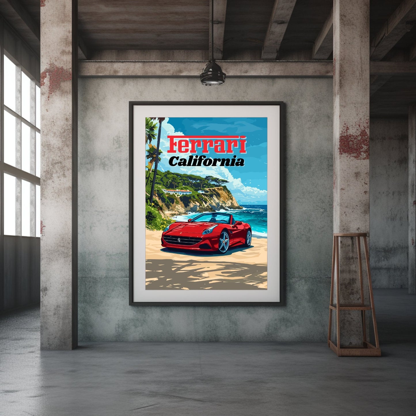Ferrari California Poster