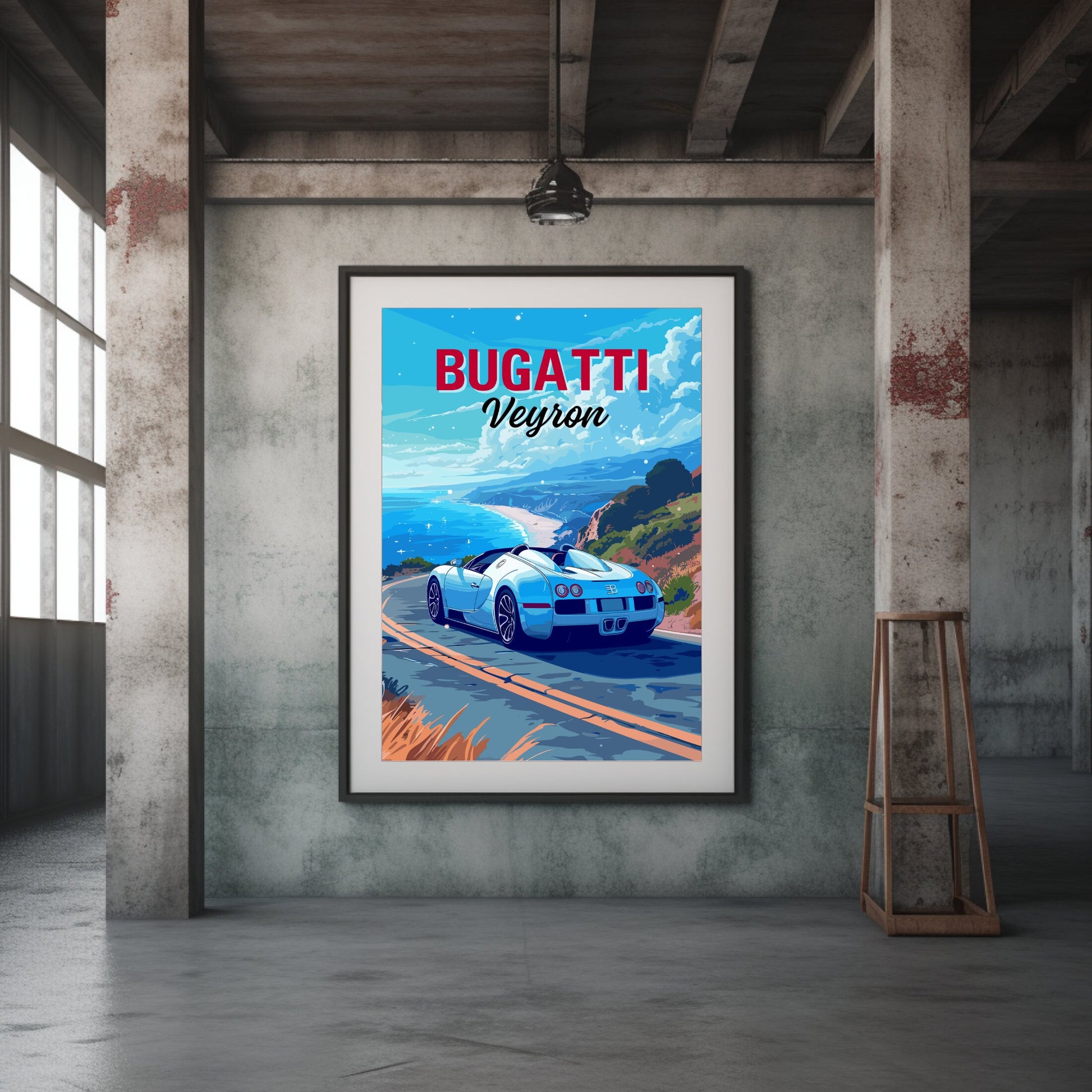 2000s Bugatti Veyron Poster