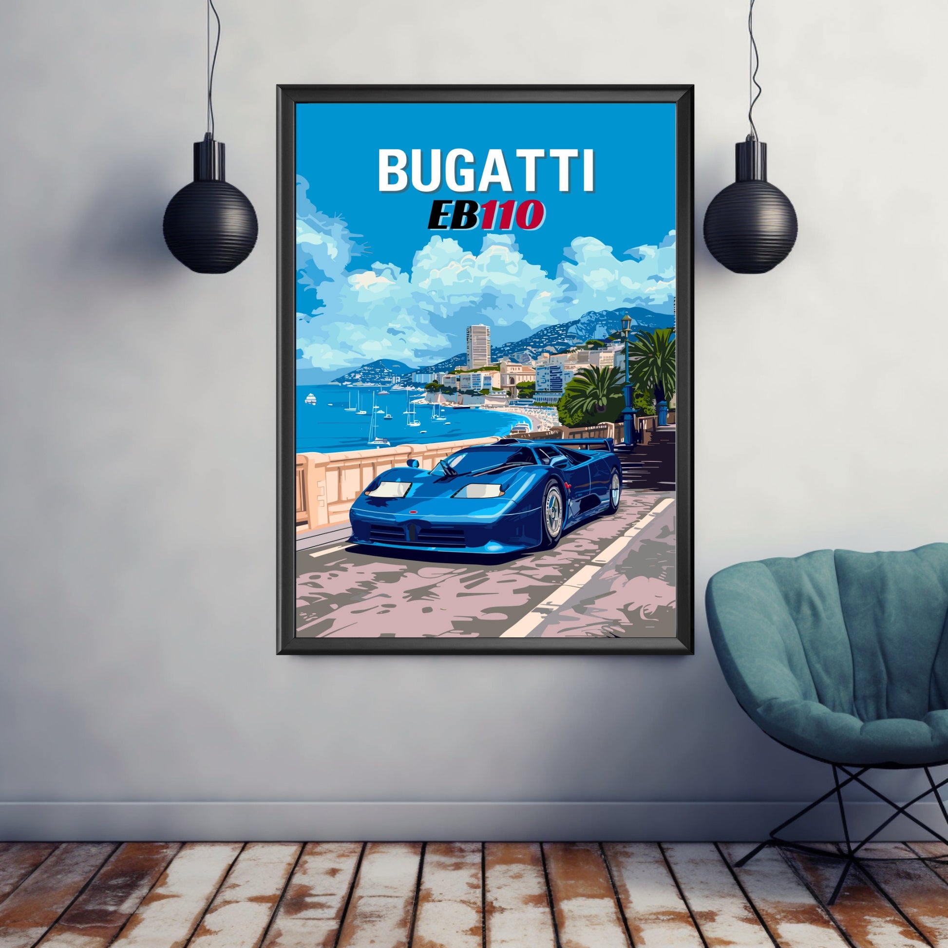 1990s Bugatti EB110 Print