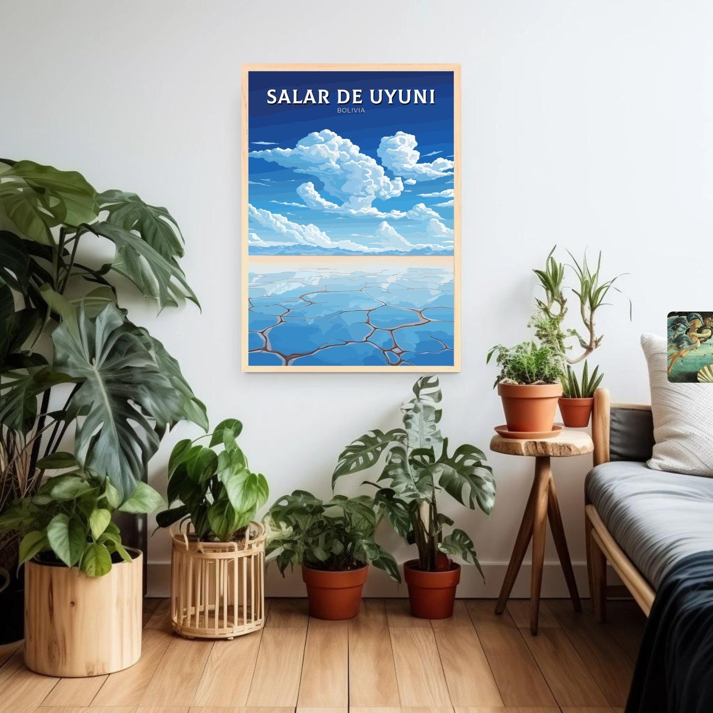Salar de Uyuni Poster | Salar de Uyuni Illustration | Salar de Uyuni Wall Art | Salar de Uyuni Print | Bolivia Painting | ID 40