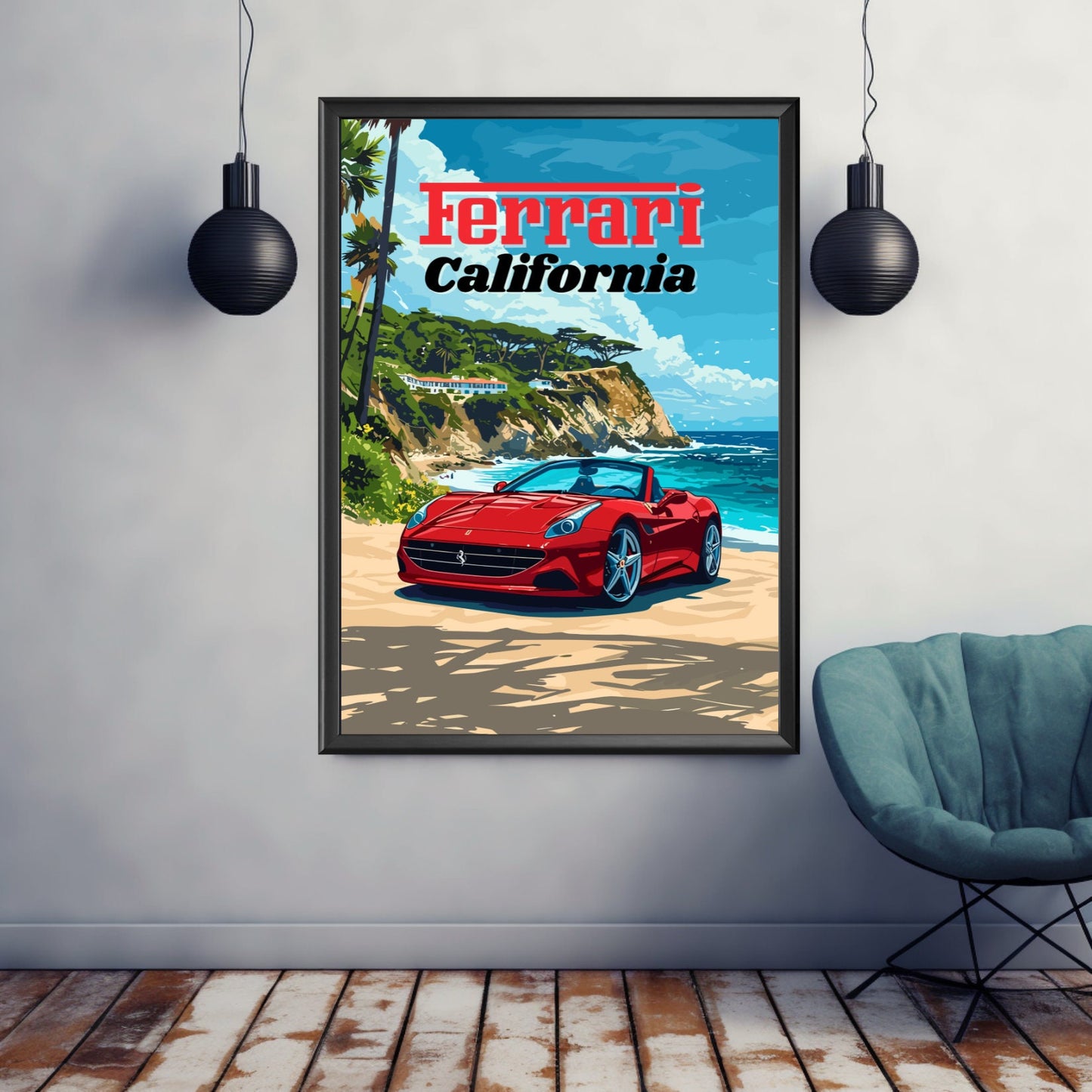 Ferrari California Poster