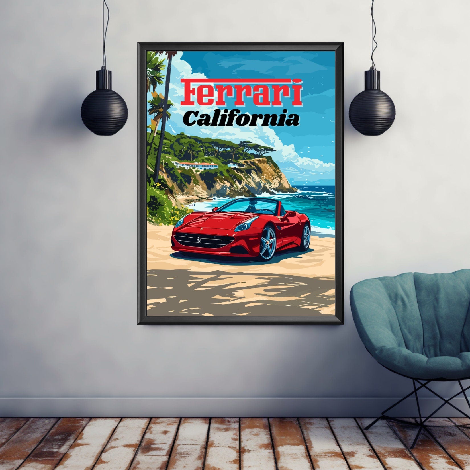 Ferrari California Poster