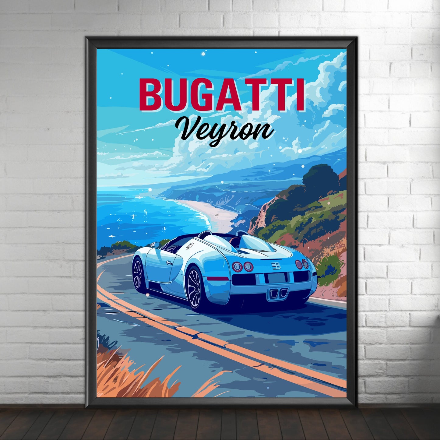 2000s Bugatti Veyron Poster