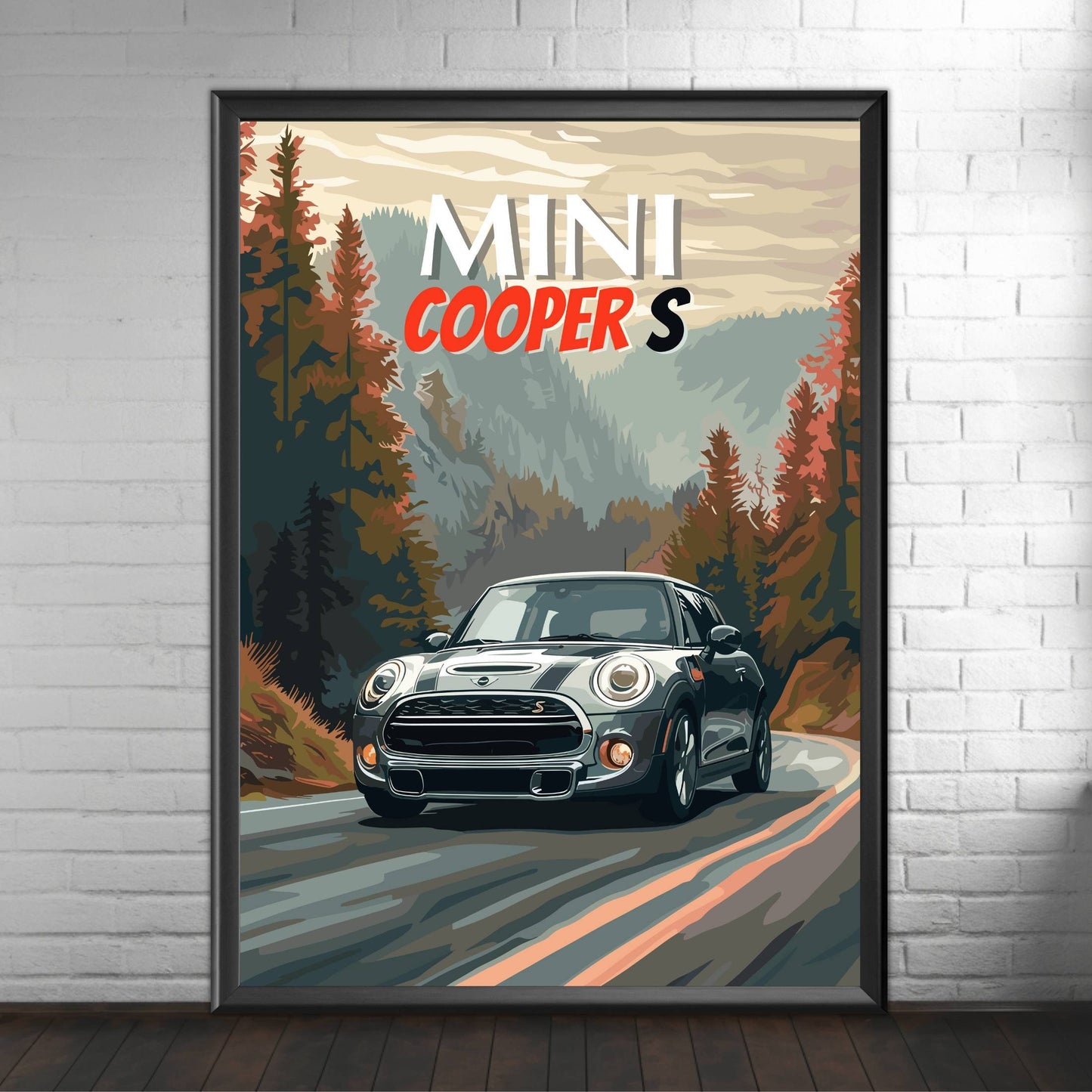 2010s Mini Cooper S Poster