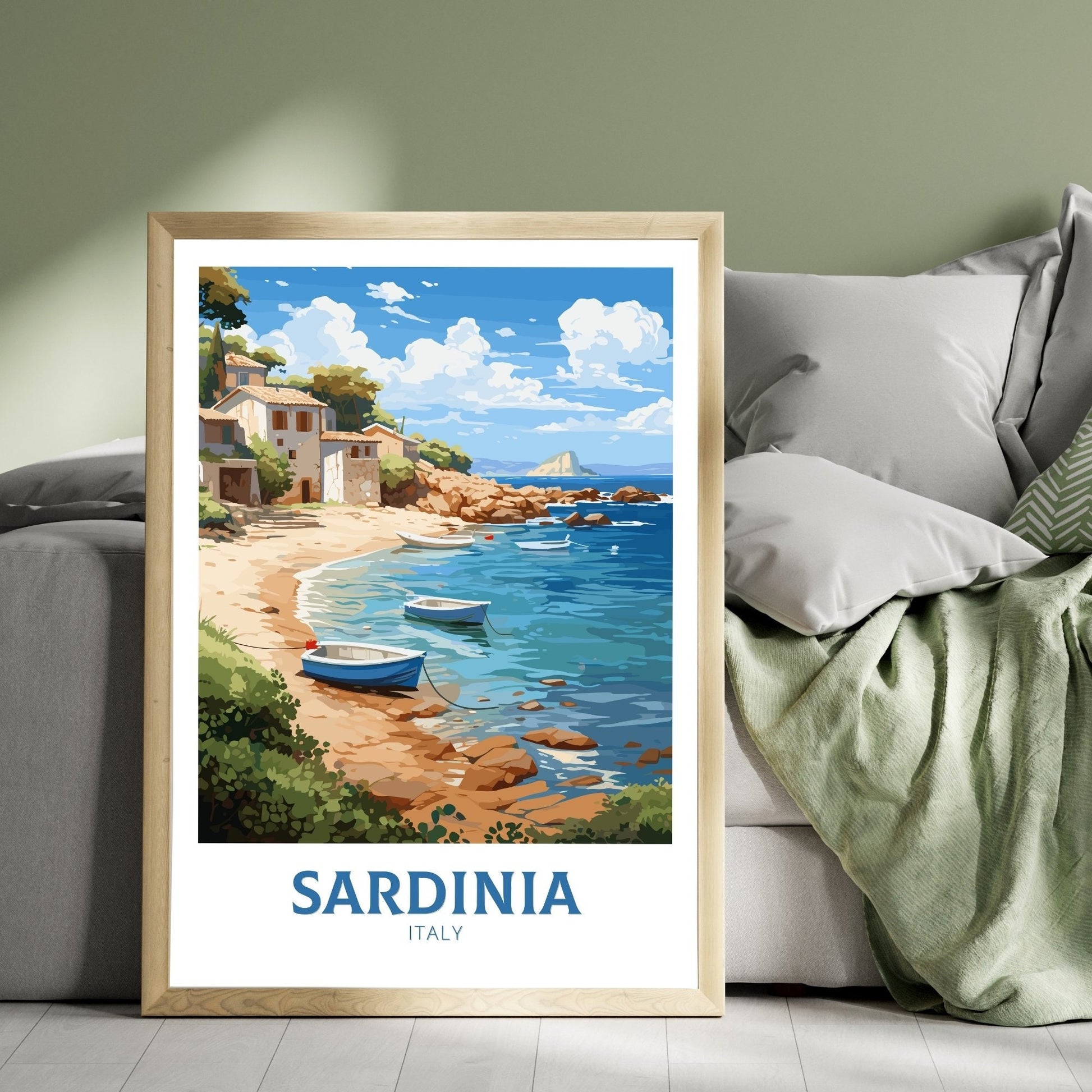 Sardinia Print | Sardinia Poster