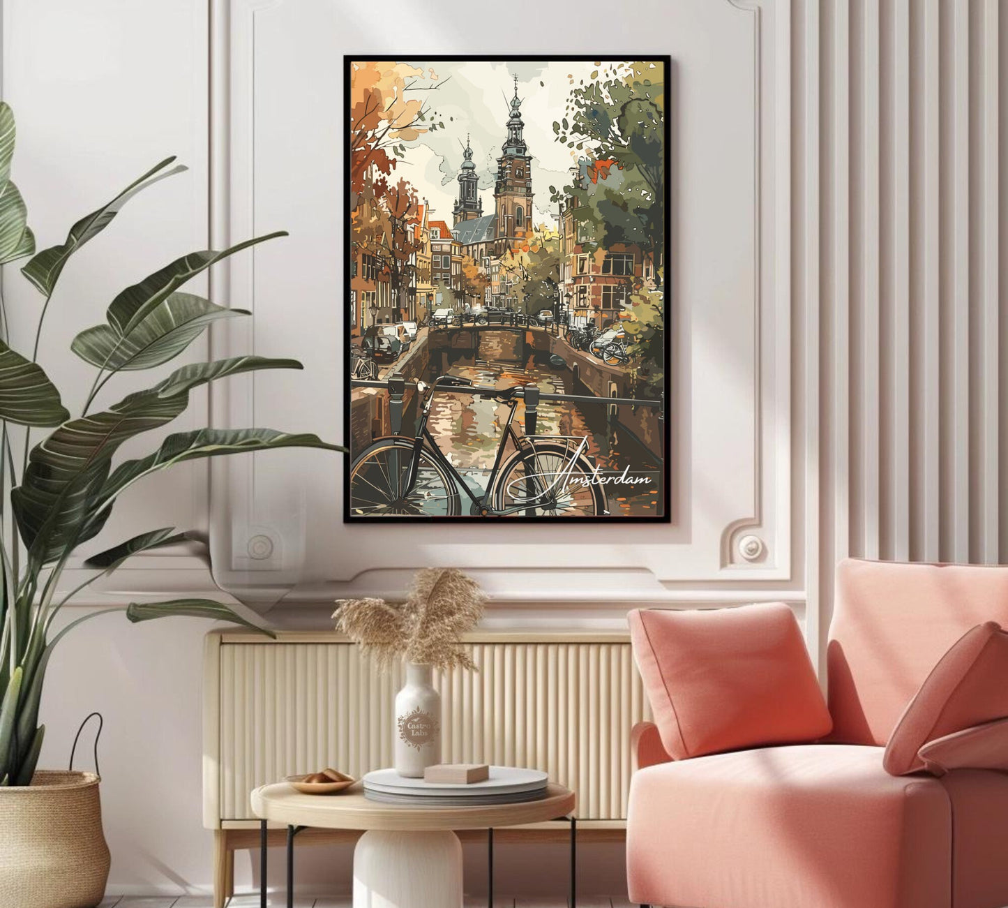 Amsterdam canal Poster