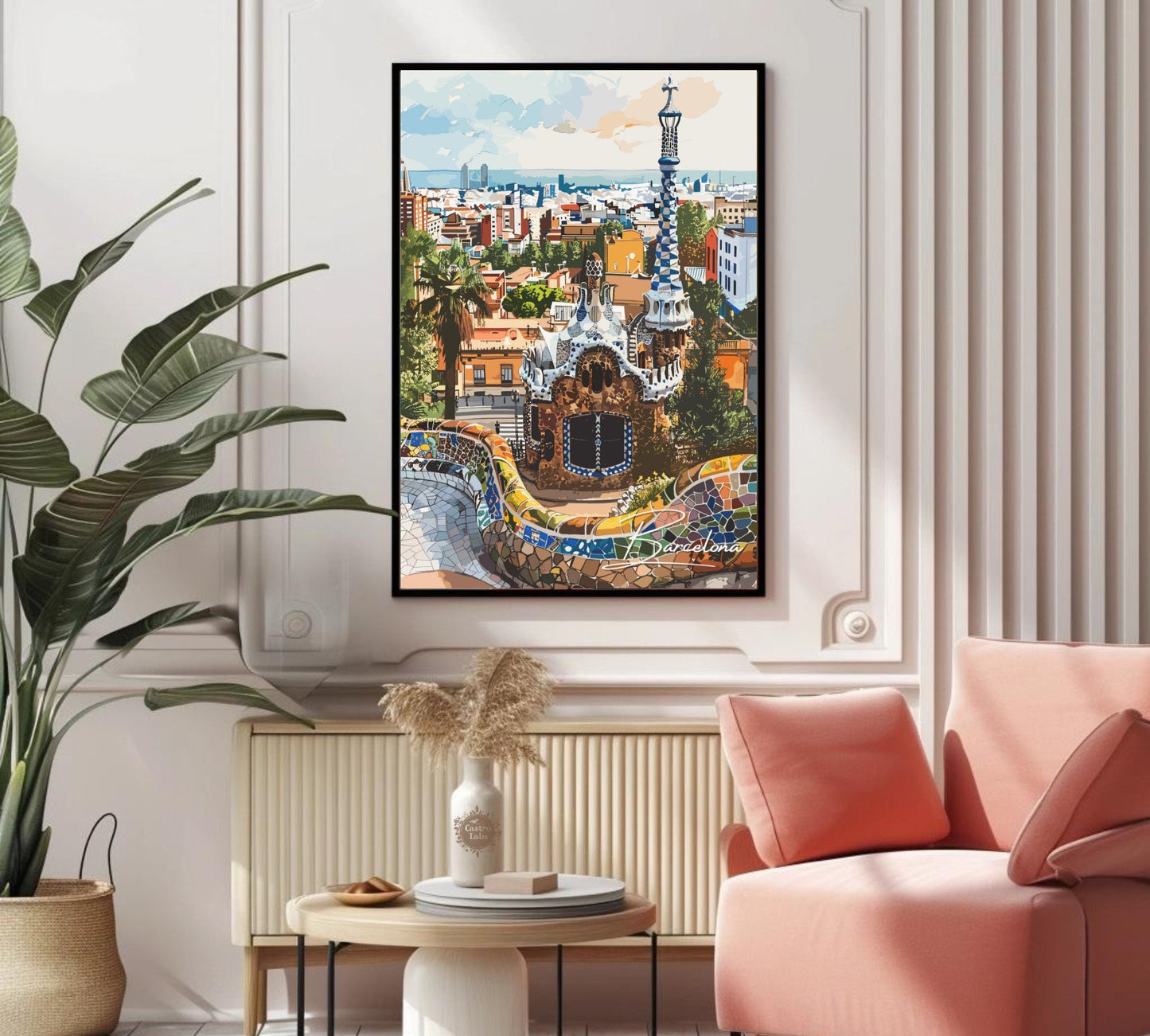 Barcelona Park Guel Poster