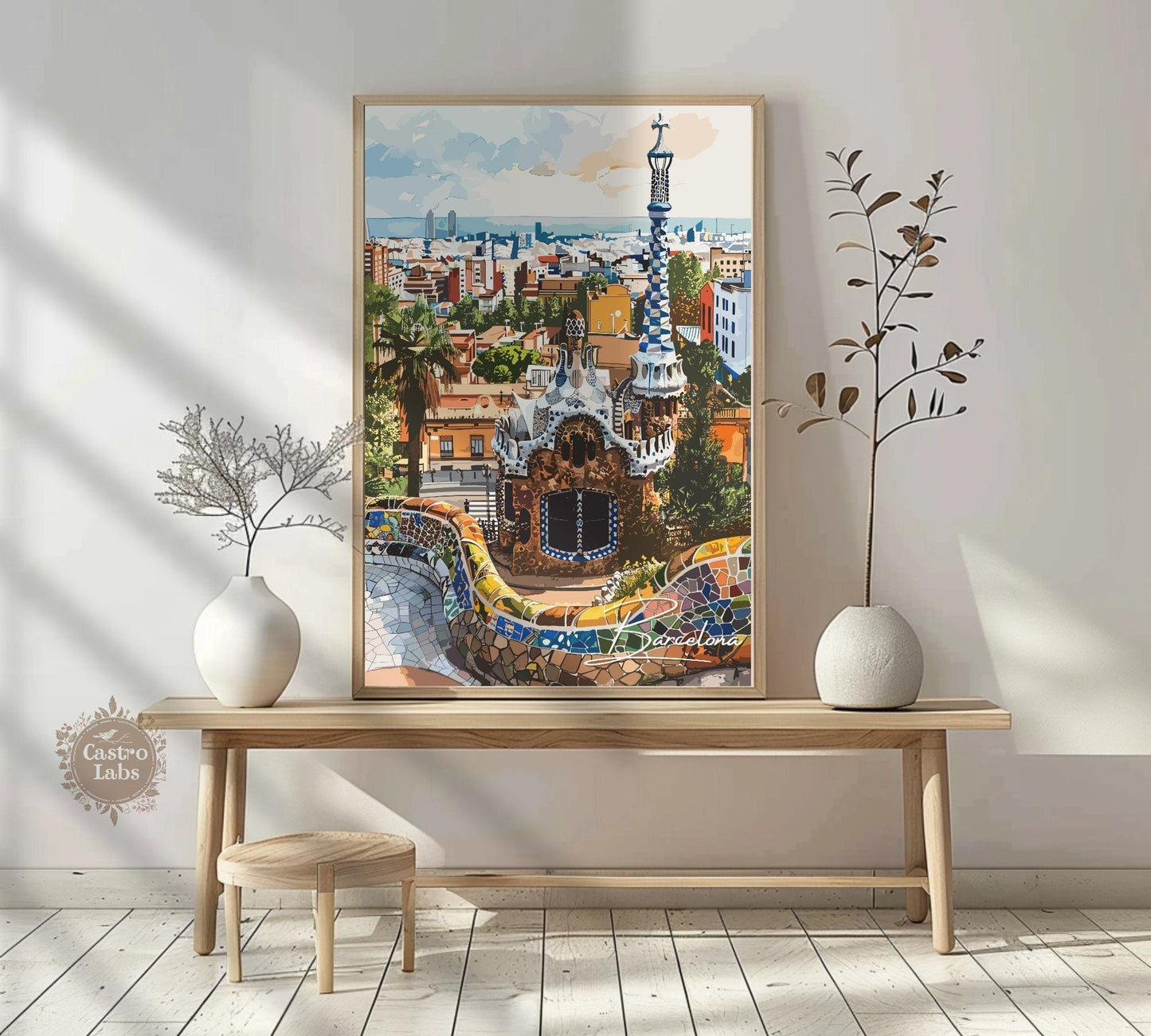Barcelona Park Guel Poster