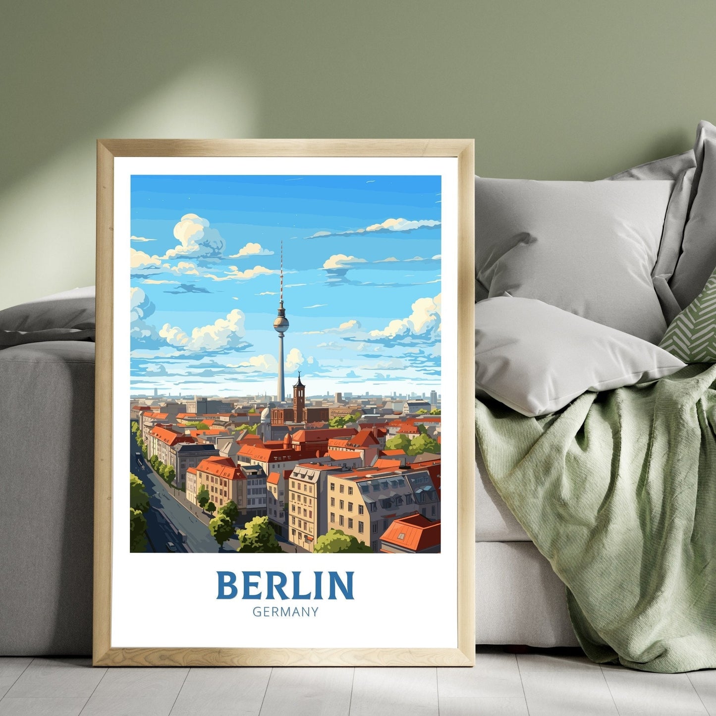 Berlin Skyline Poster