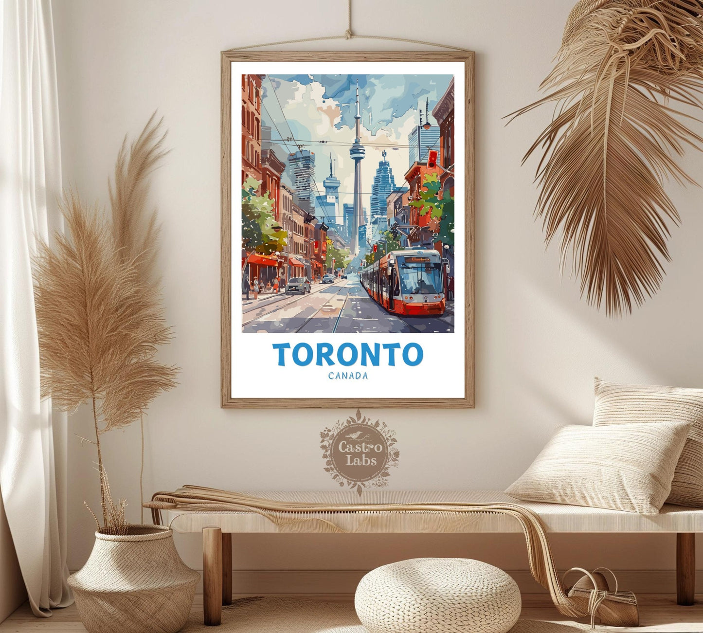 Toronto Skyline Poster