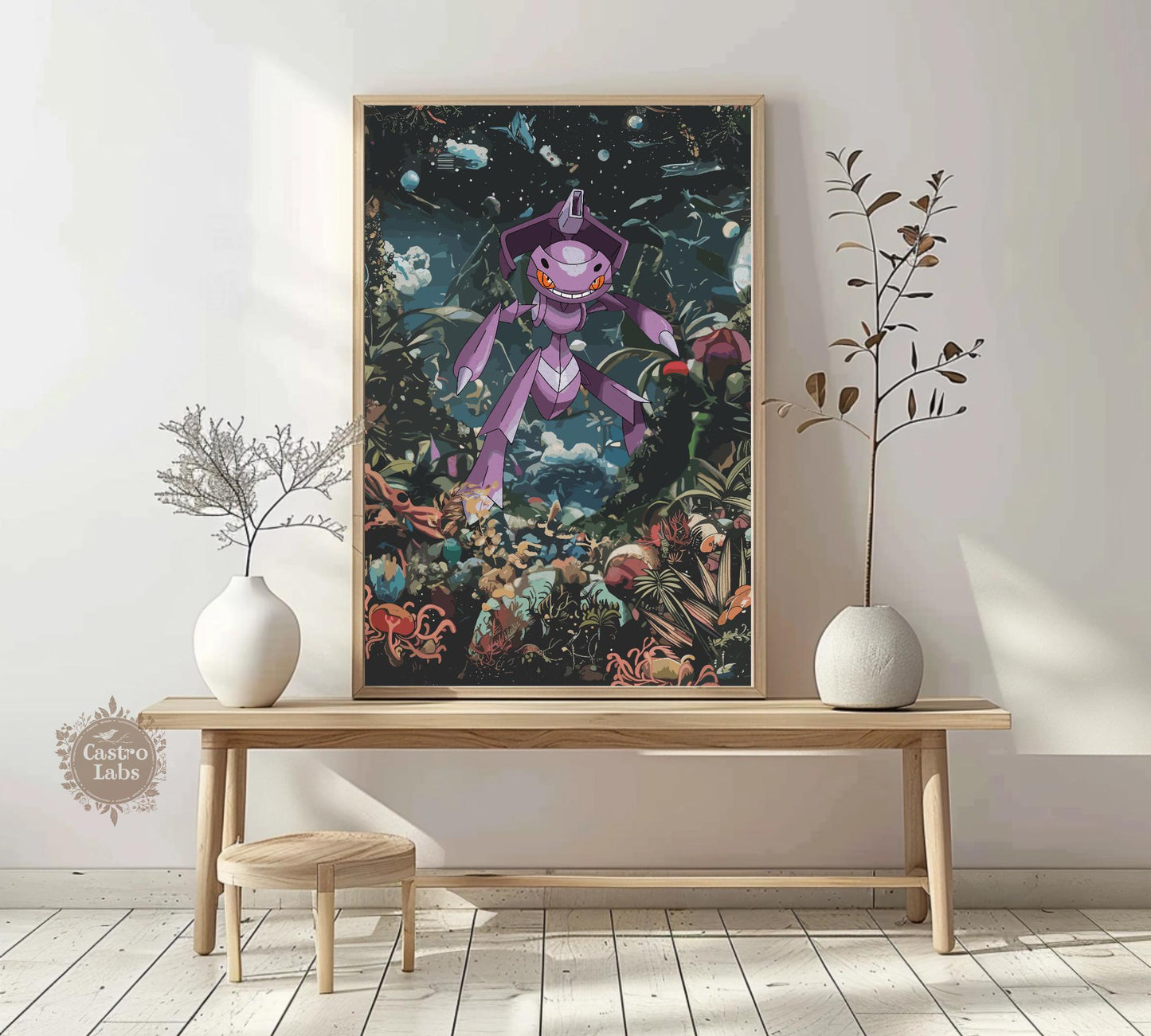 Genesect Poster: Legendary Pokemon