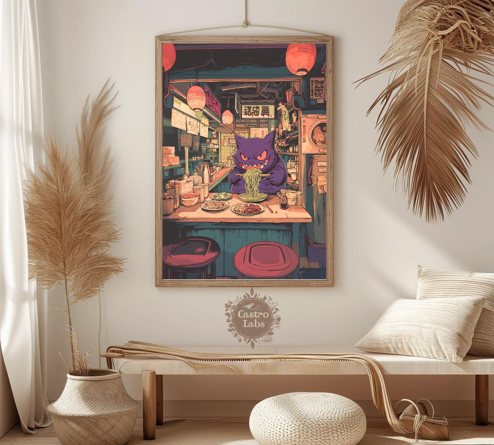 Gengar Ramen Series Poster