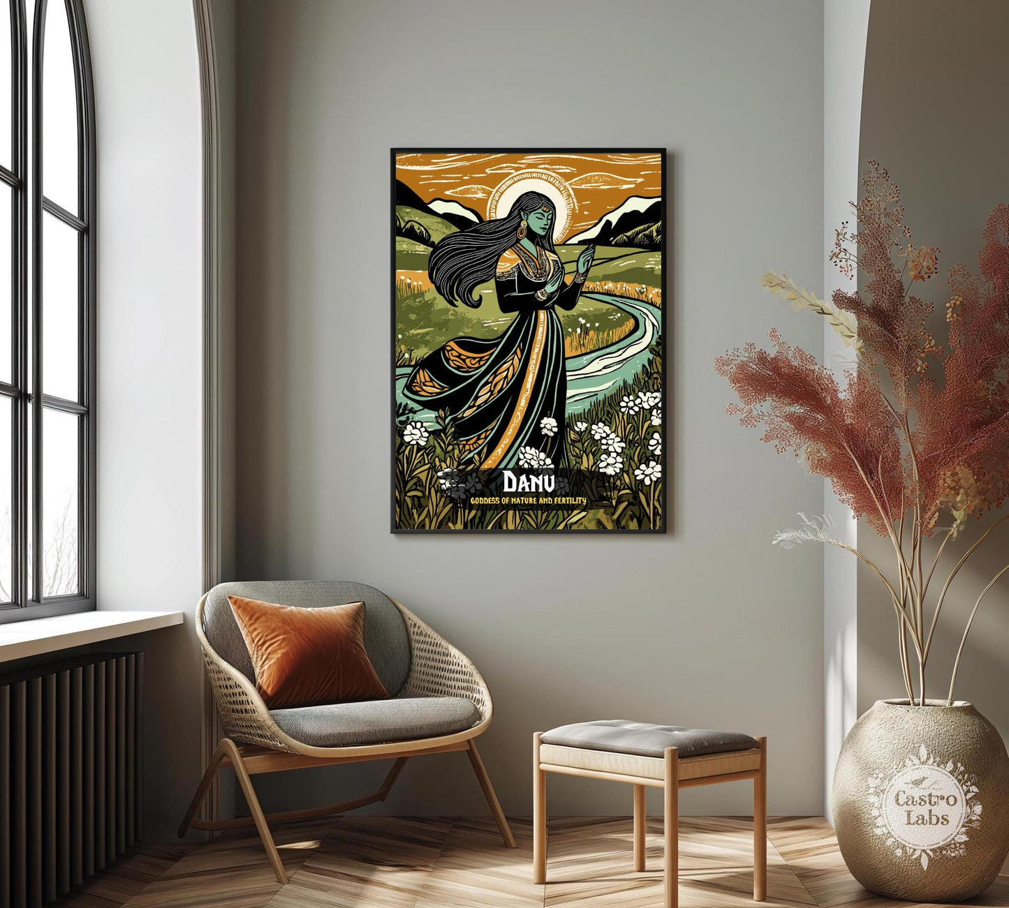 Danu Poster, Celtic Mythology