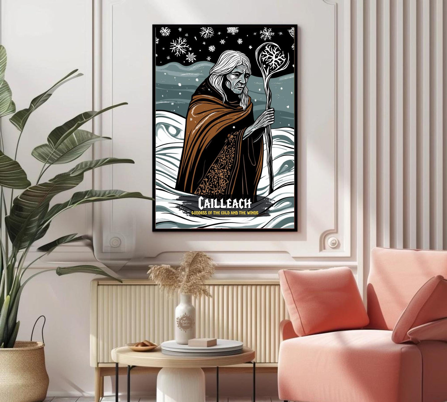 Cailleach Poster, Celtic Mythology