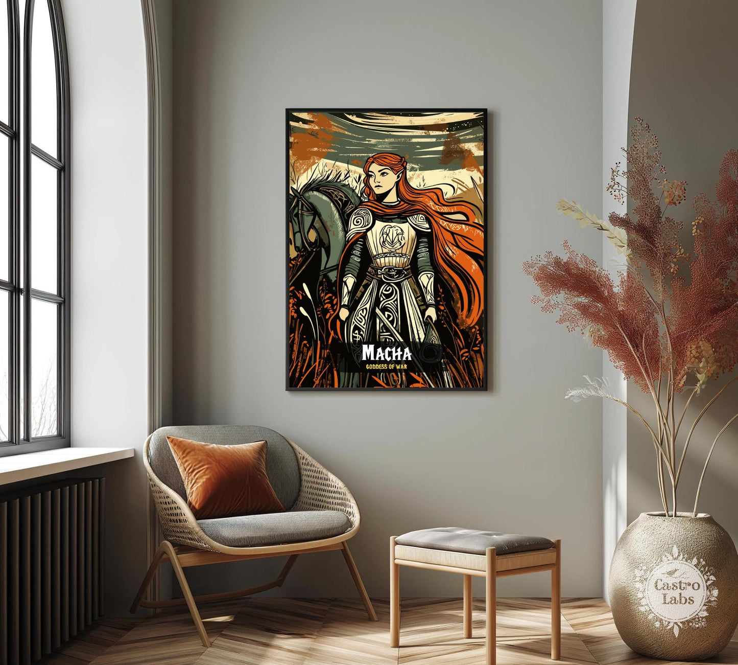 Macha Poster, Celtic Mythology