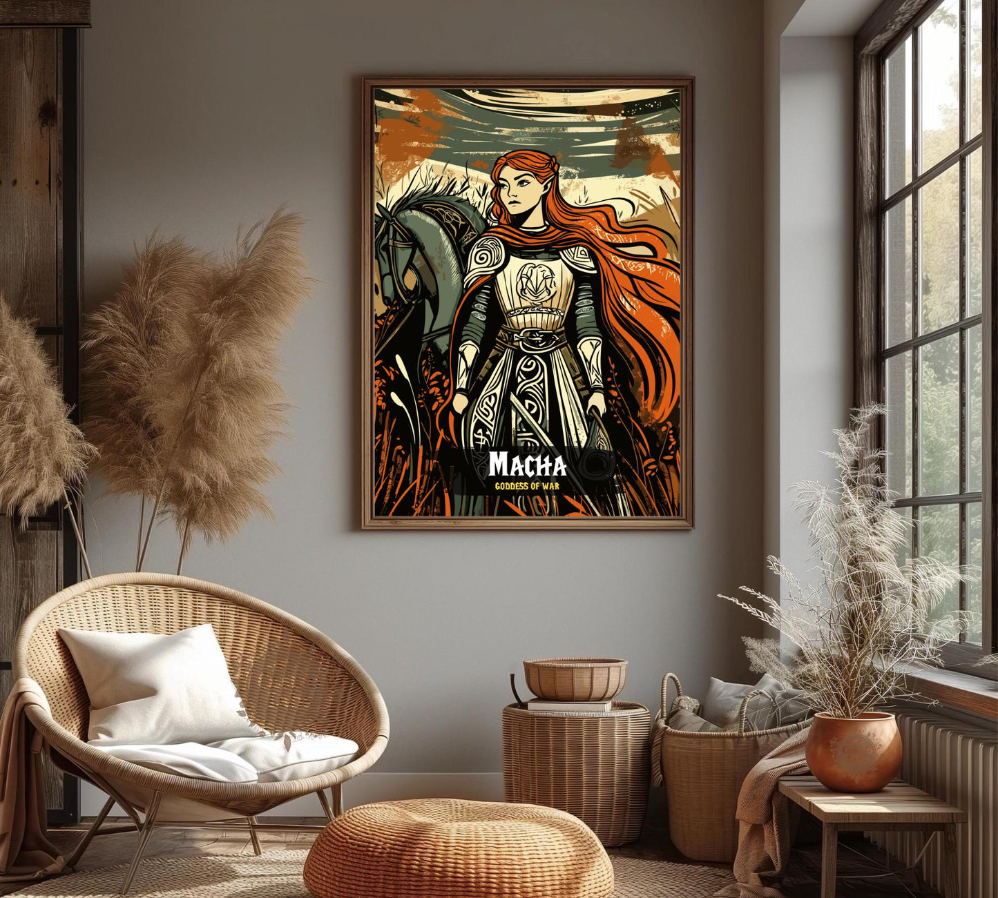 Macha Poster, Celtic Mythology