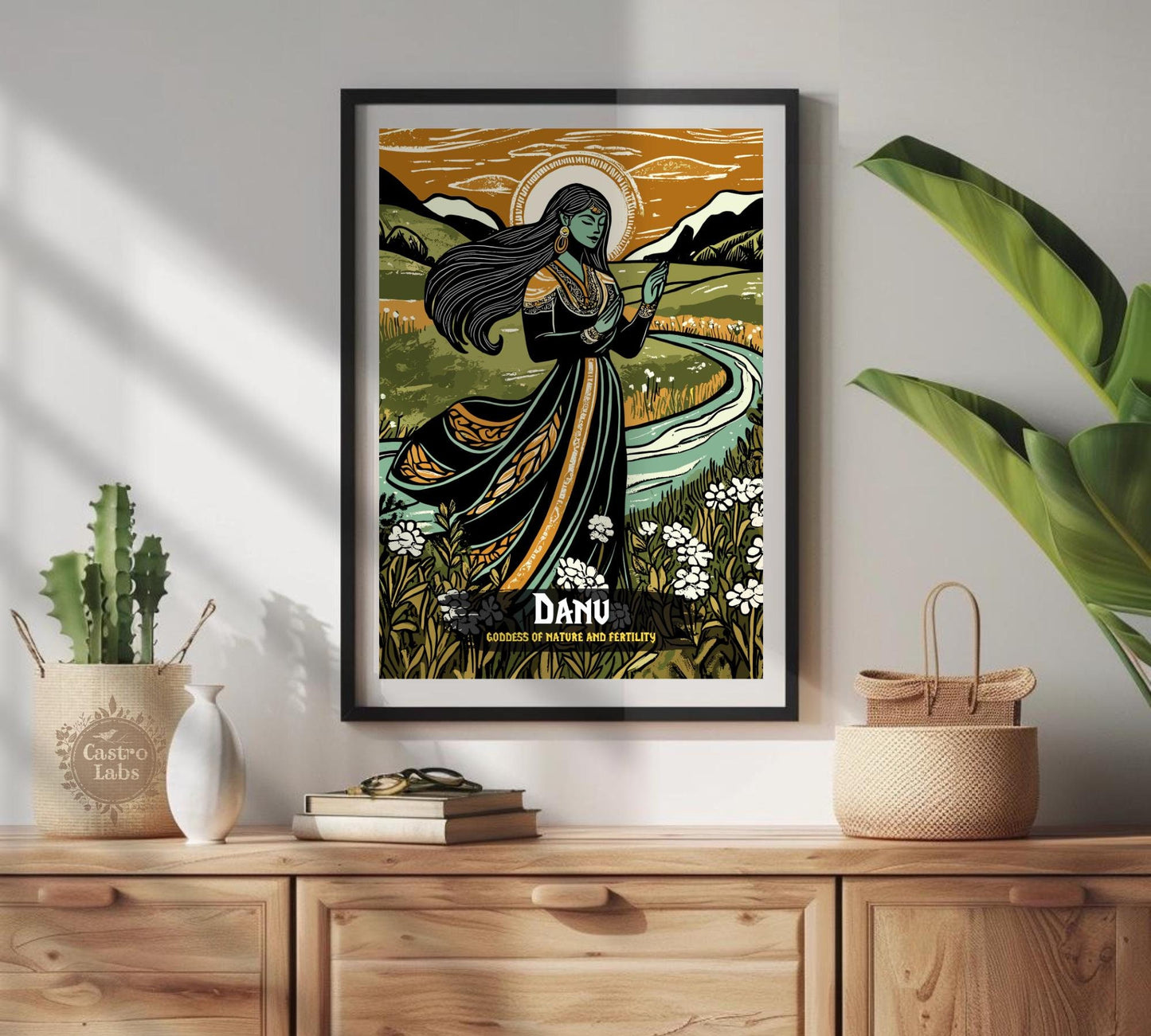 Danu Poster, Celtic Mythology