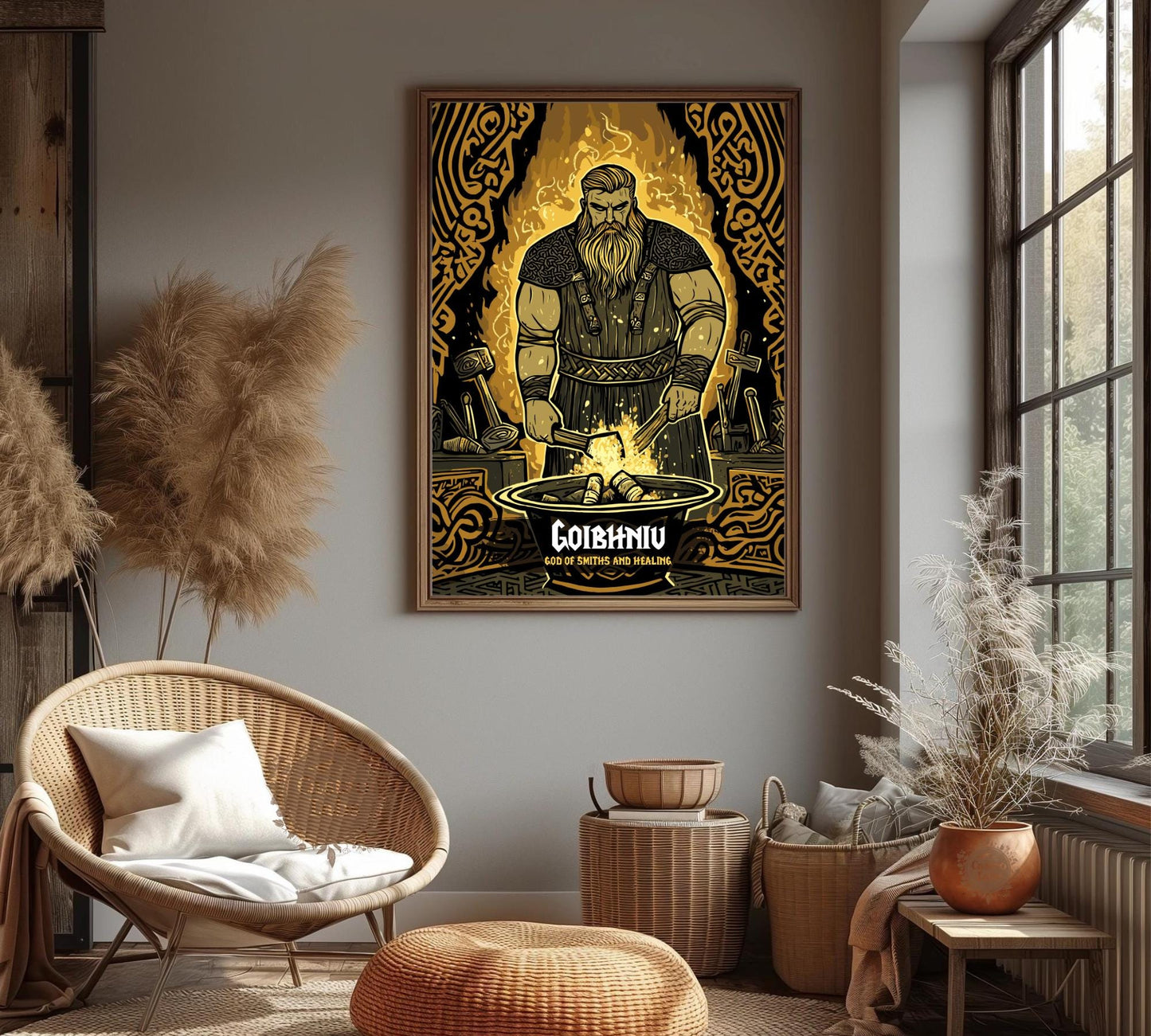 Goibhniu Poster, Celtic Mythology