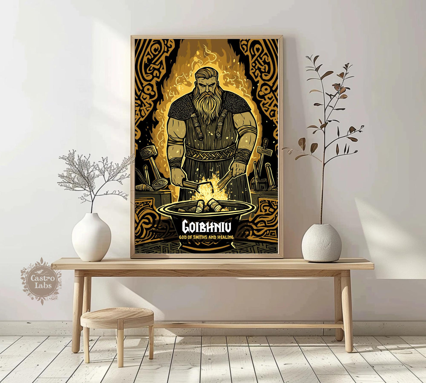 Goibhniu Poster, Celtic Mythology